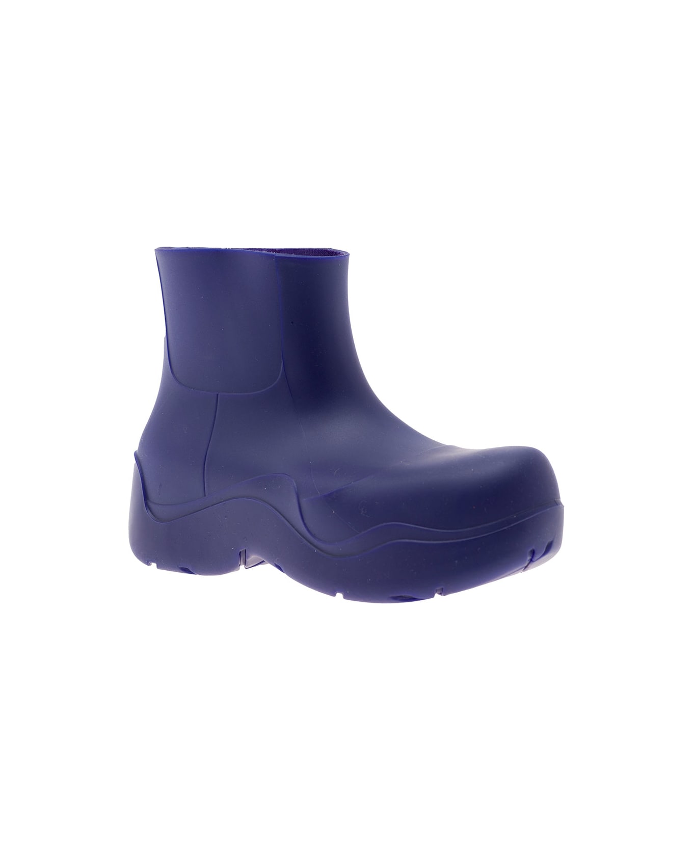 Bottega Veneta Puddle Boots With Chunky Platform And Matte Finish - Violet