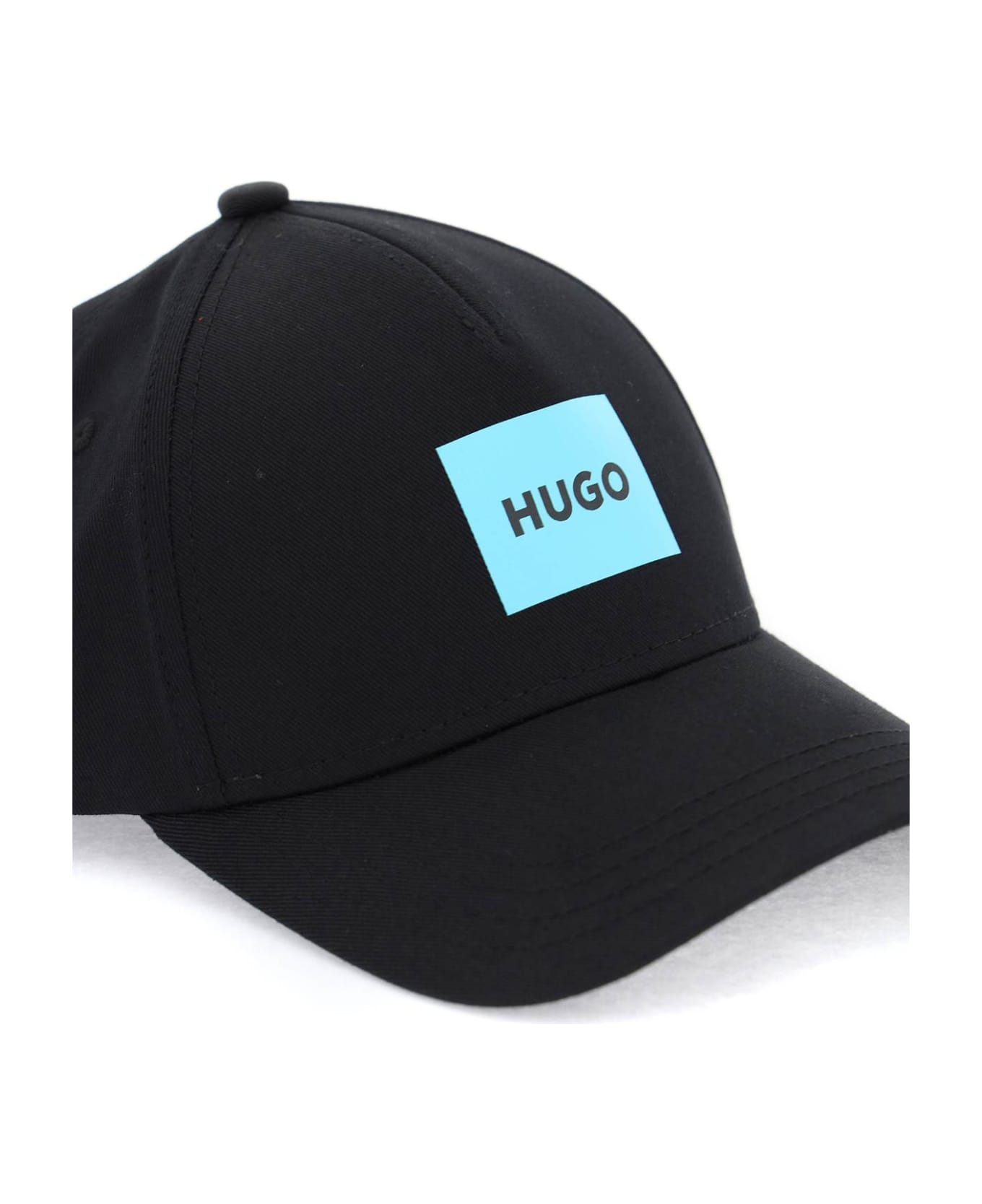 Hugo Boss Baseball Cap With Patch Design - BLACK (Black)