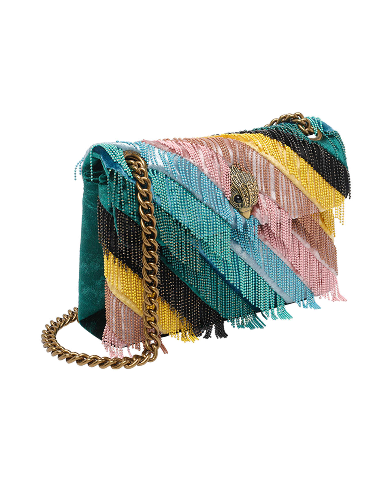 Kurt Geiger Mini Kensington Fringes Crossbody Bag - MultiColour