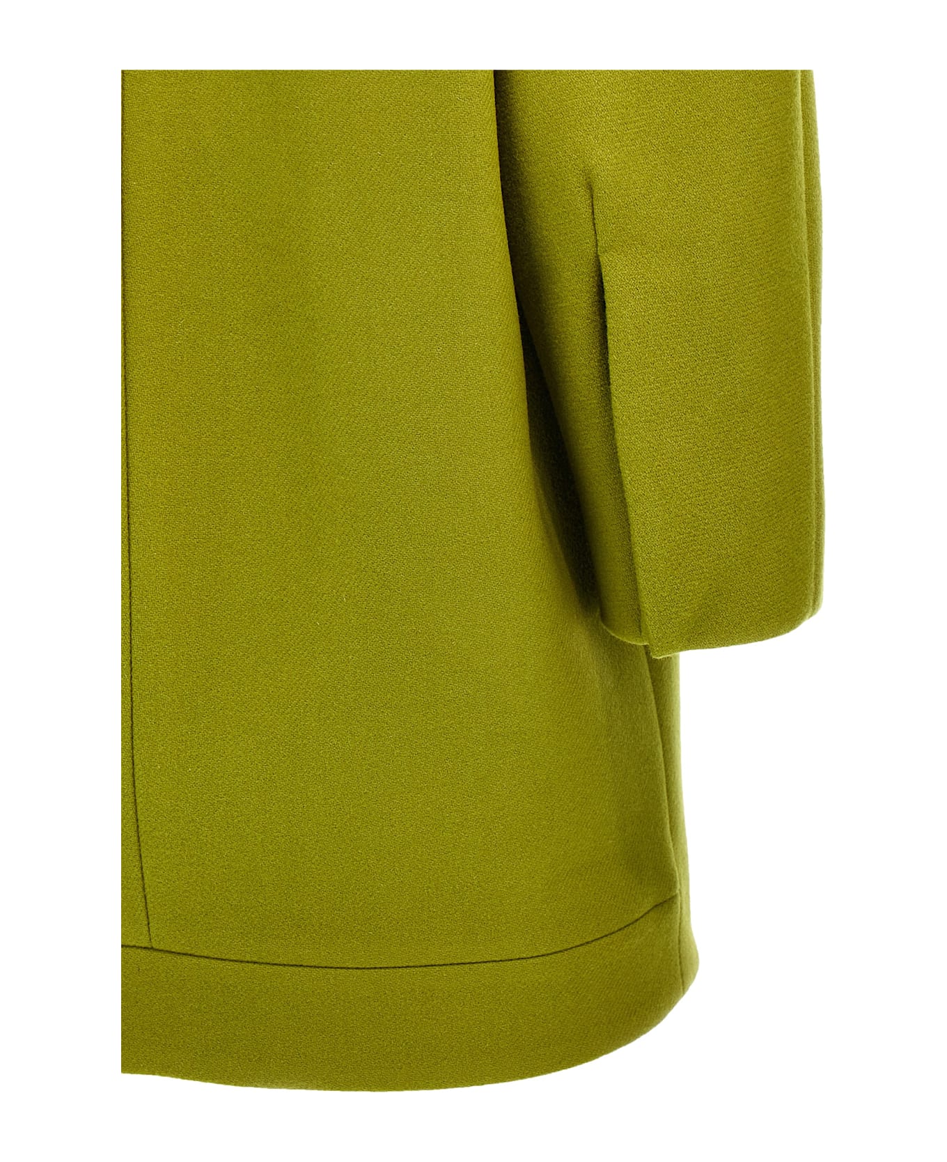 Gucci Batavia Wool Coat - PISTACCHIOMIX
