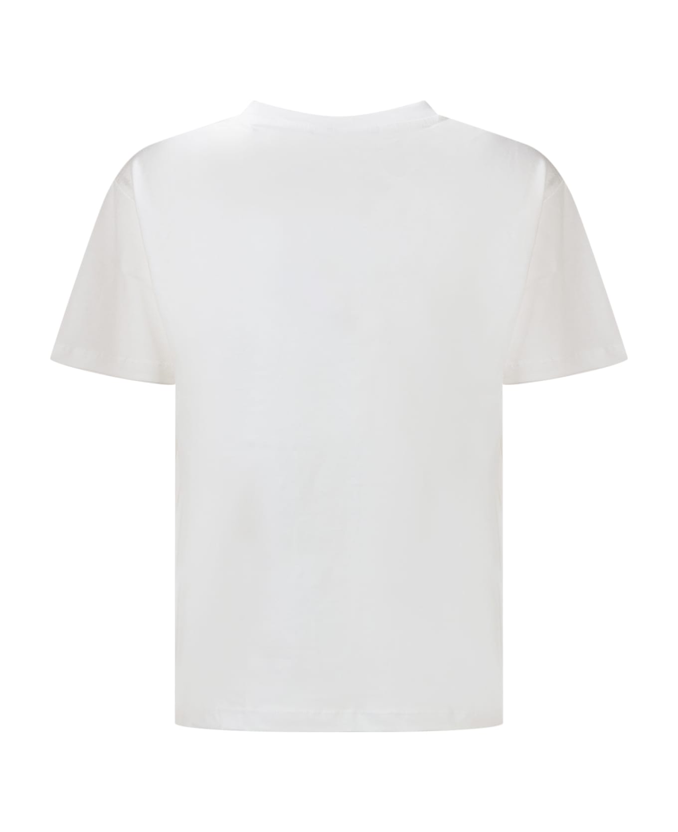 Balmain Logo T-shirt - WHITE/BLACK