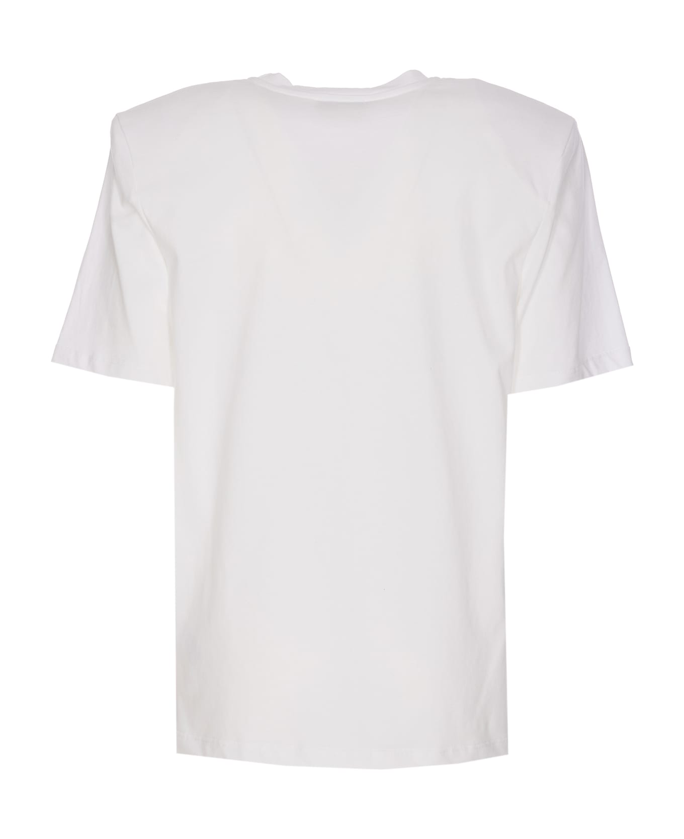 Elisabetta Franchi Logo T-shirt - Gesso