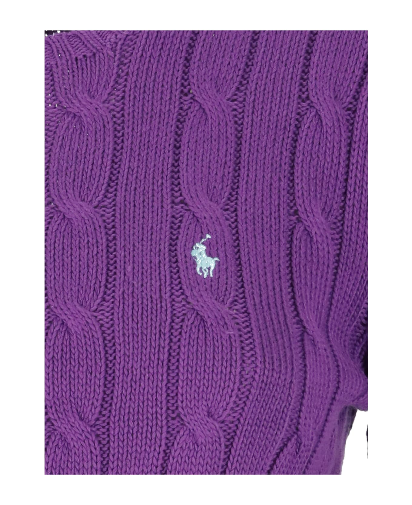 Ralph Lauren Sweater With Pony - Purple