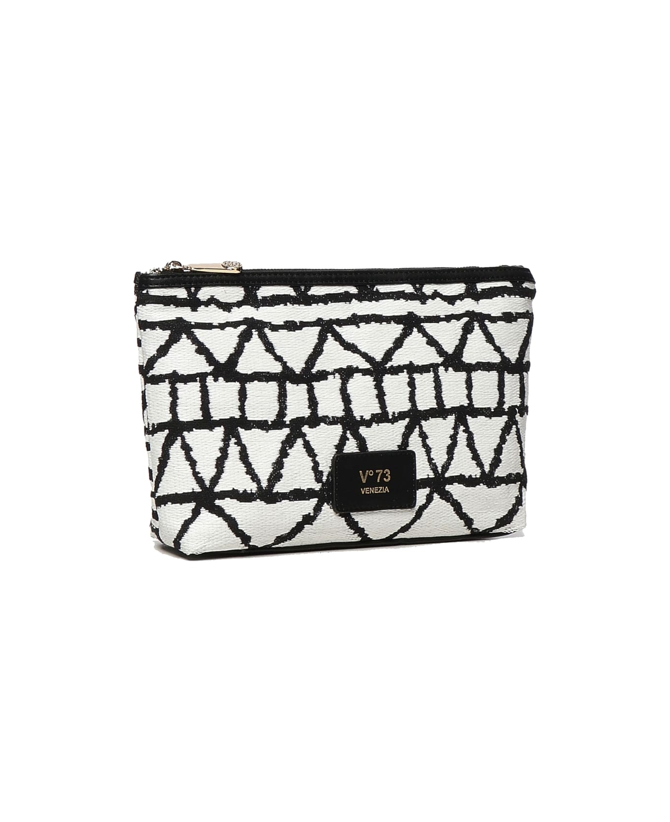V73 Beauty Beth Pouch - BLACK, white