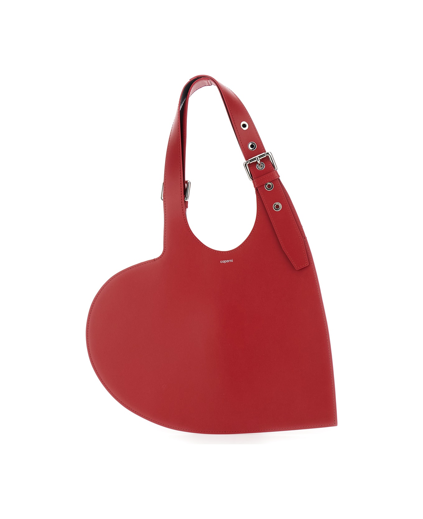 Coperni Belt Heart Tote - Red