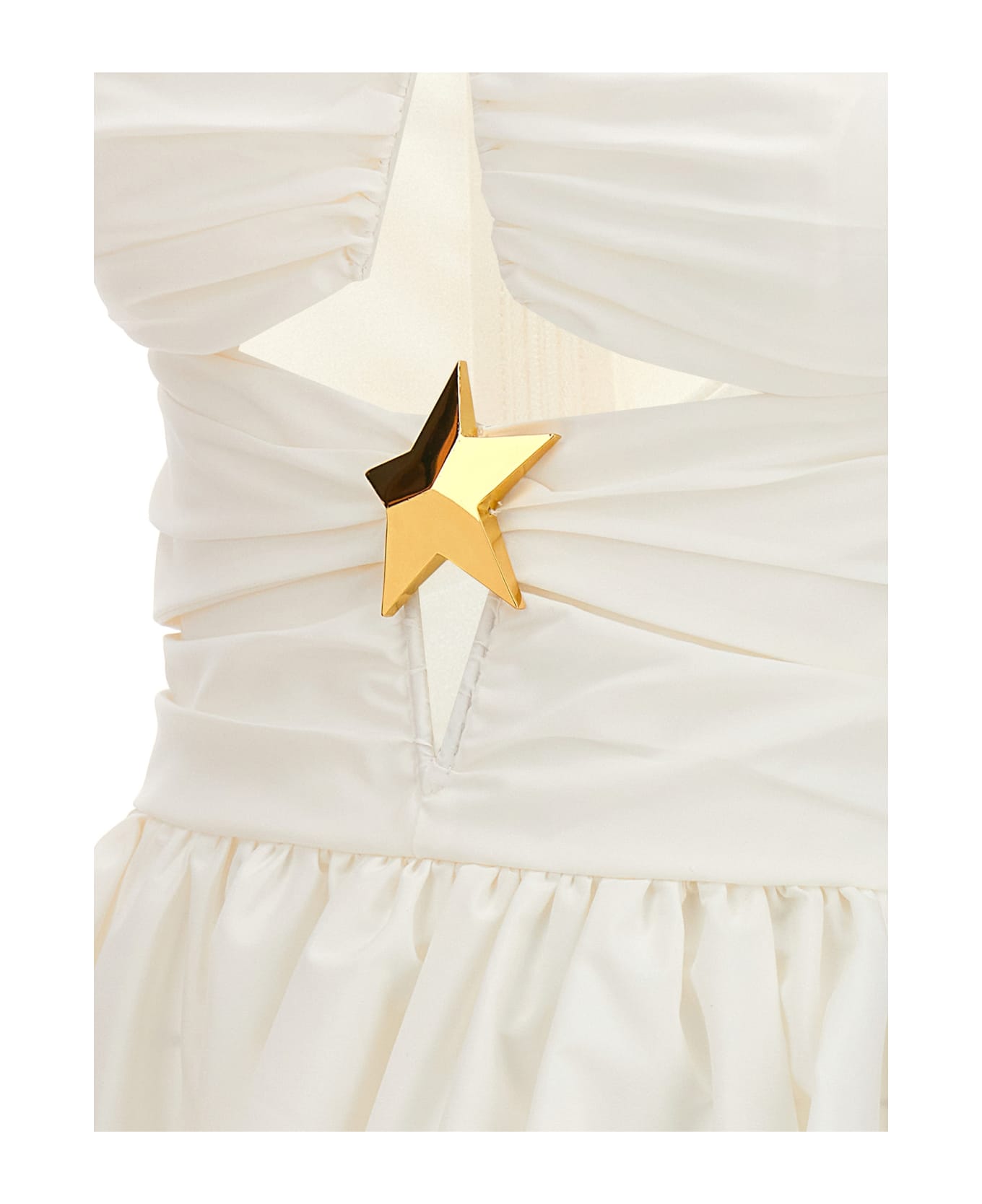 AREA 'star Cut Out' Dress - White