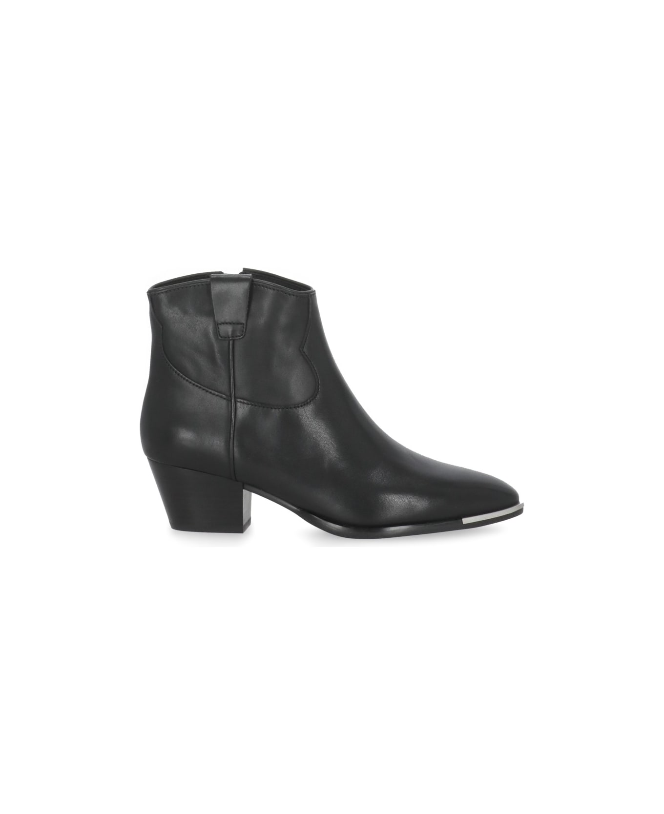 Ash Fame Bis Ankle Boots - Black