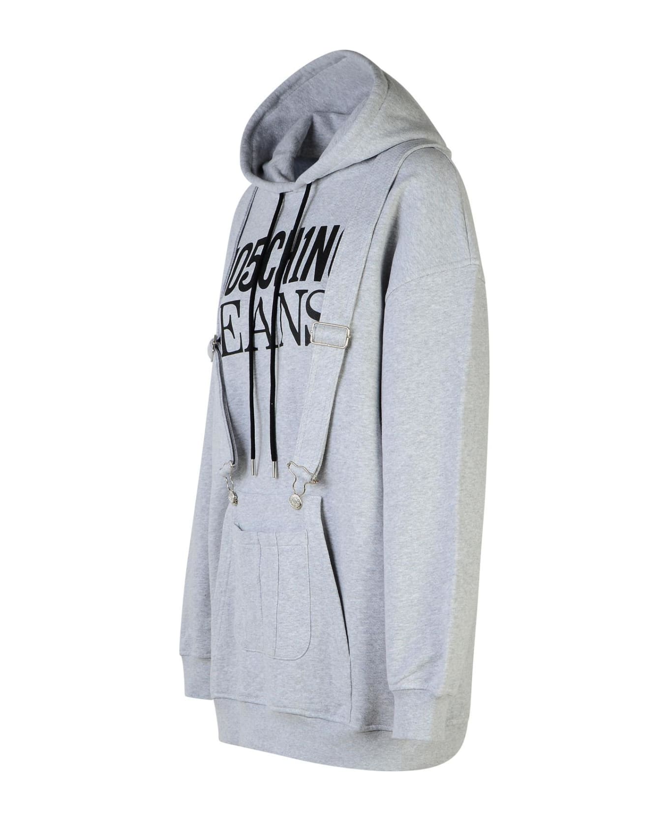 M05CH1N0 Jeans Gray Cotton Dress - Grey