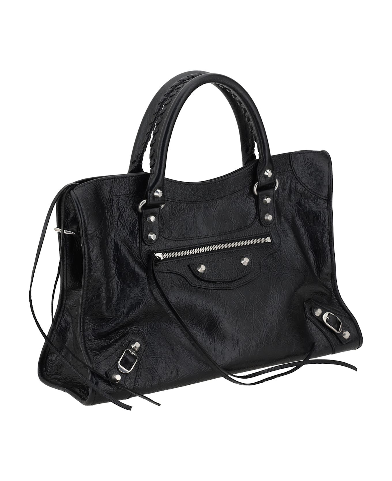 Balenciaga Le City Medium Handbag - BLACK