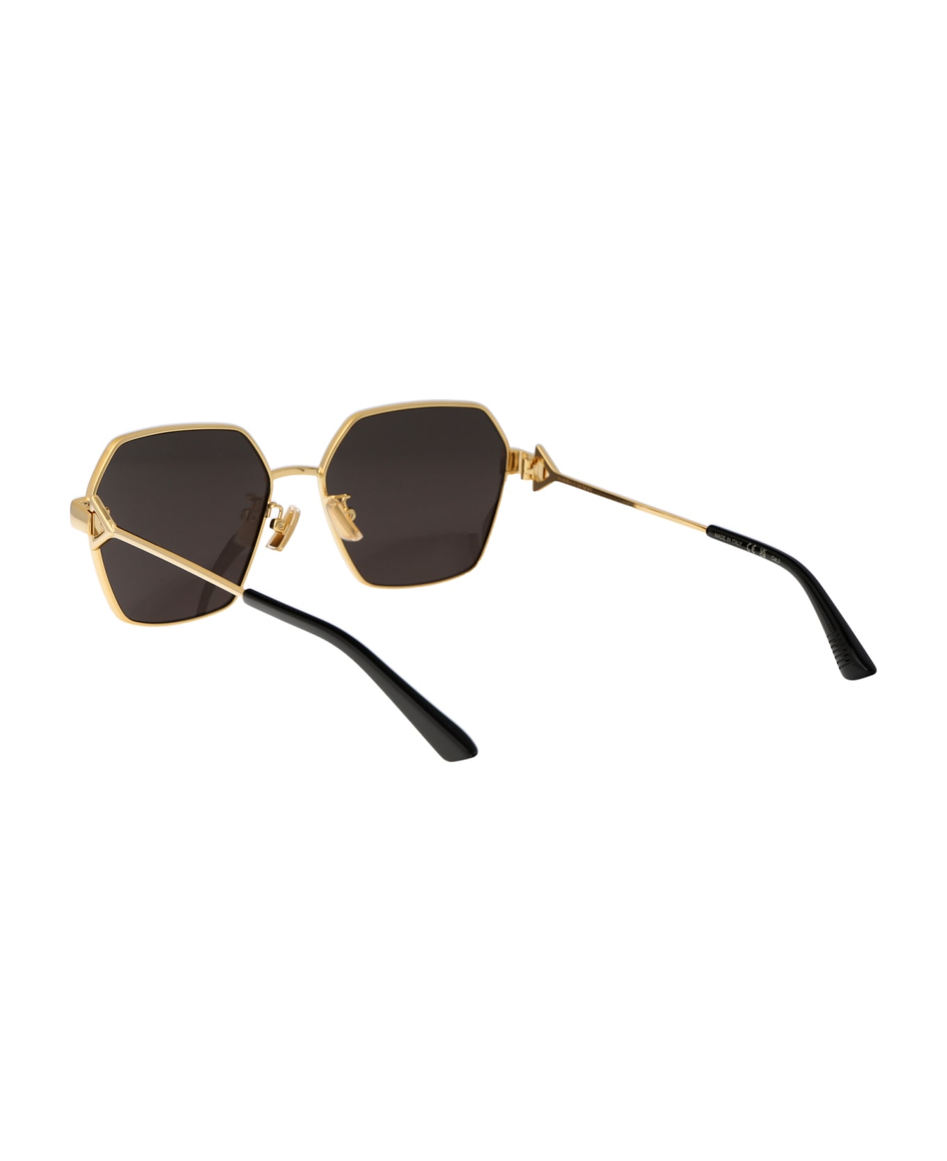 Bottega Veneta Eyewear Bv1224s Sunglasses - 002 GOLD GOLD GREY