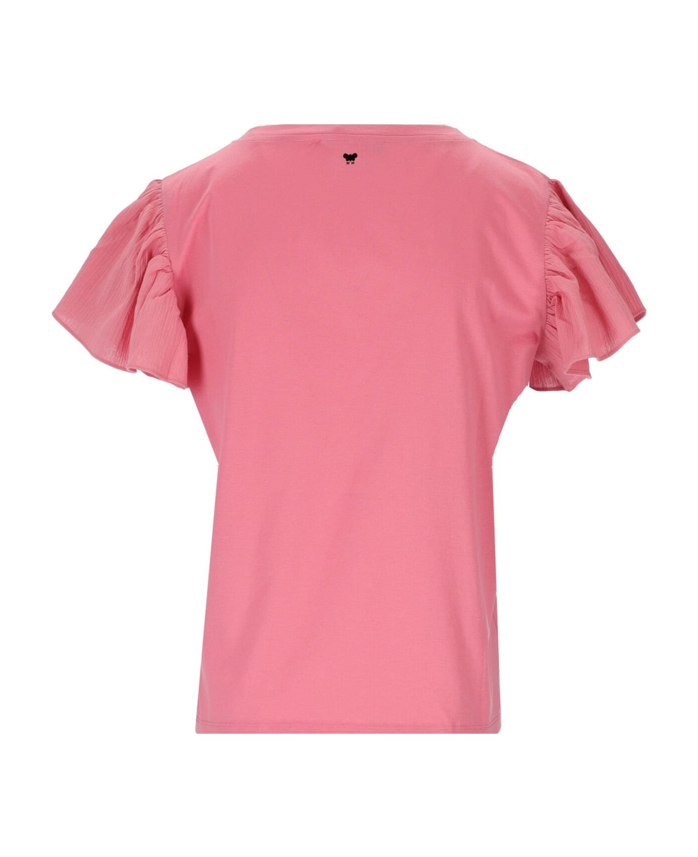 Weekend Max Mara Voluminous Sleeve Crewneck T-shirt - Rosa