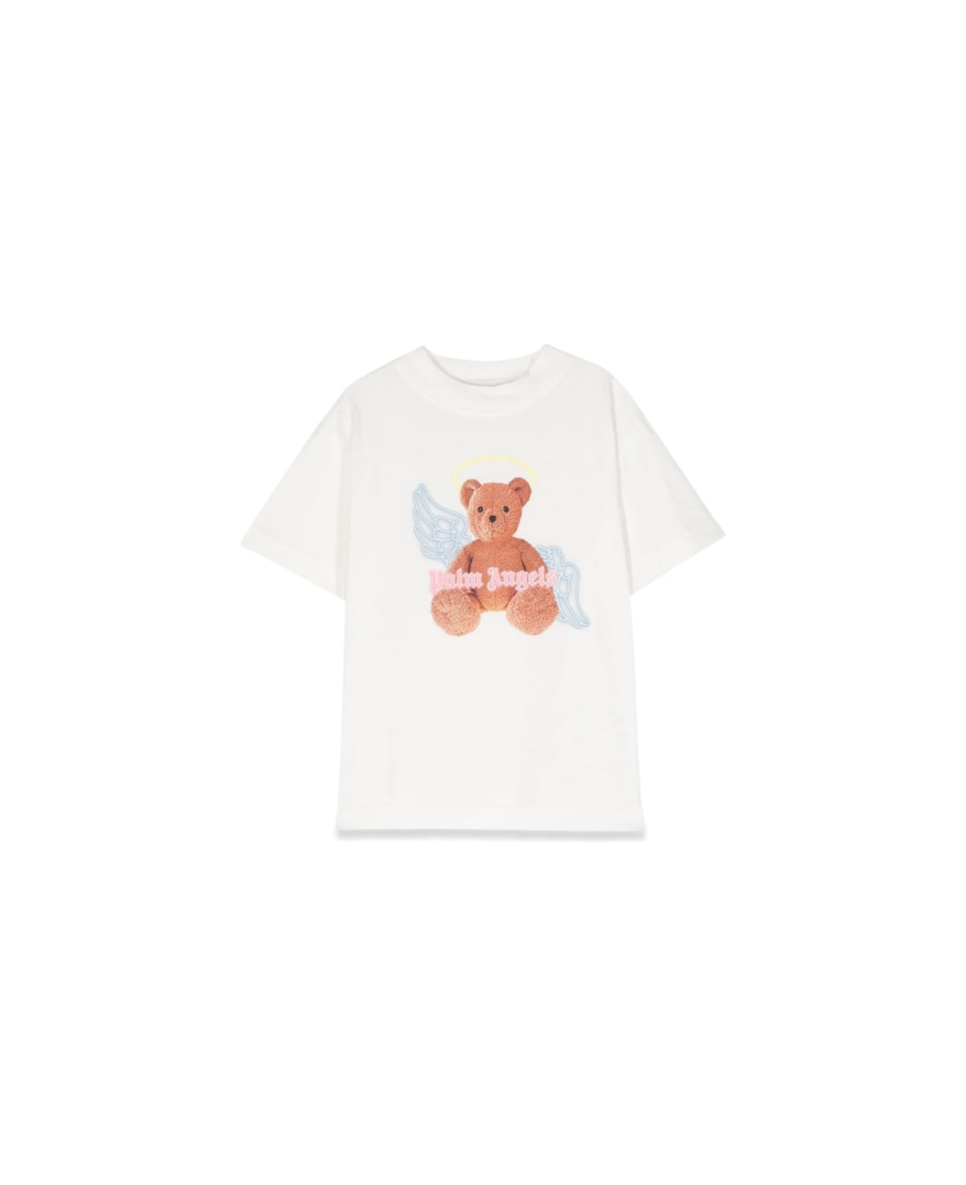 Palm Angels Pa Bear Angel Reg.t-shirt - WHITE Tシャツ＆ポロシャツ