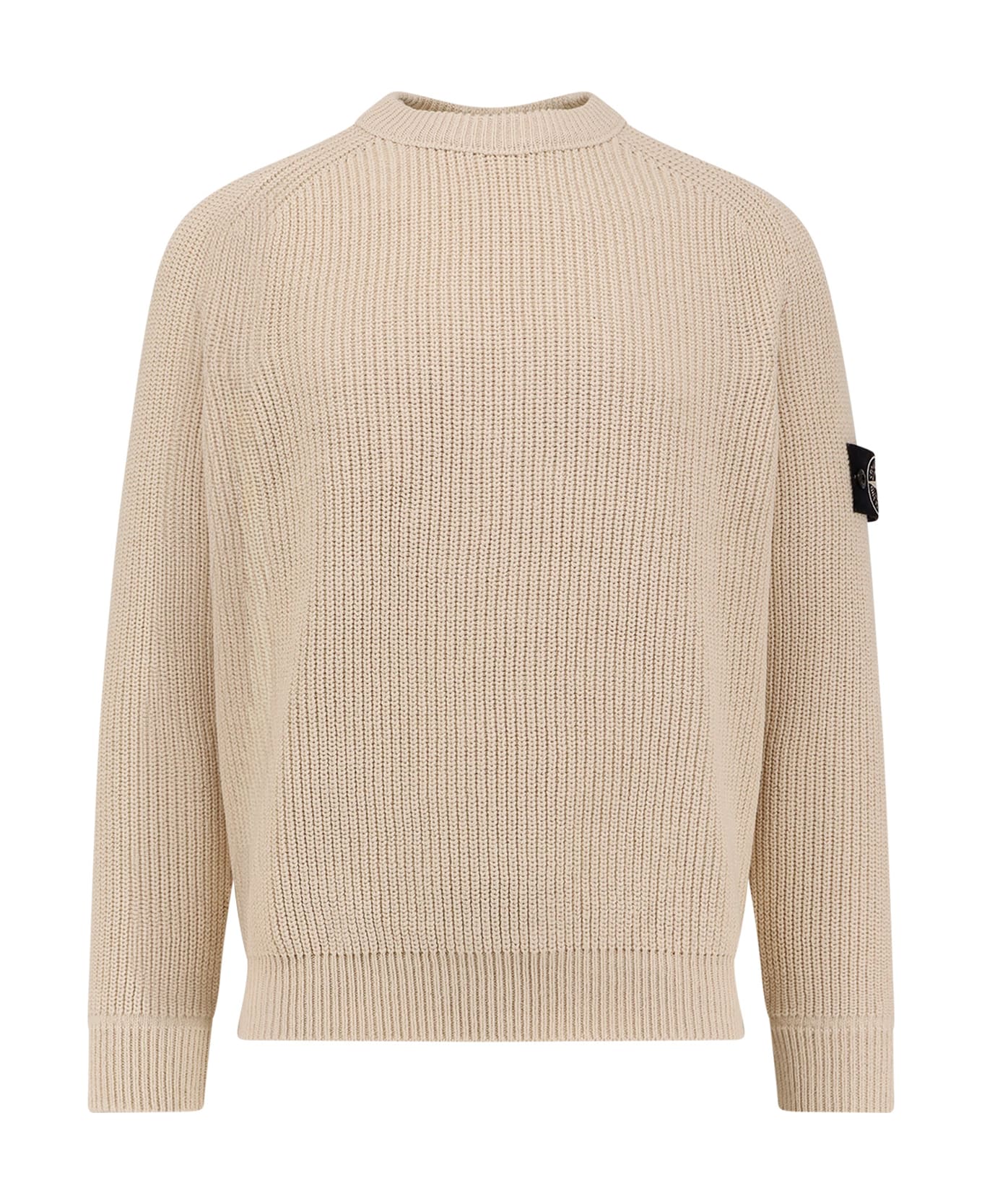 Stone Island Cotton Sweater - White