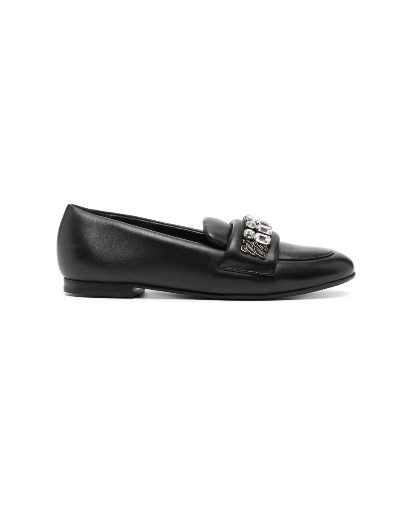 Casadei Puff Loafer - Blk Black