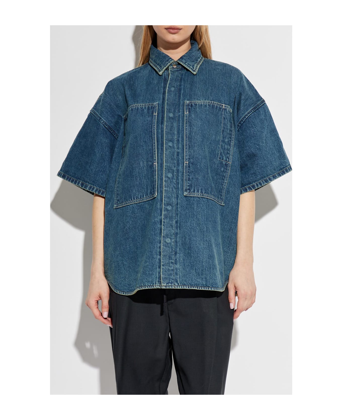 Jil Sander + Denim Shirt - Blue