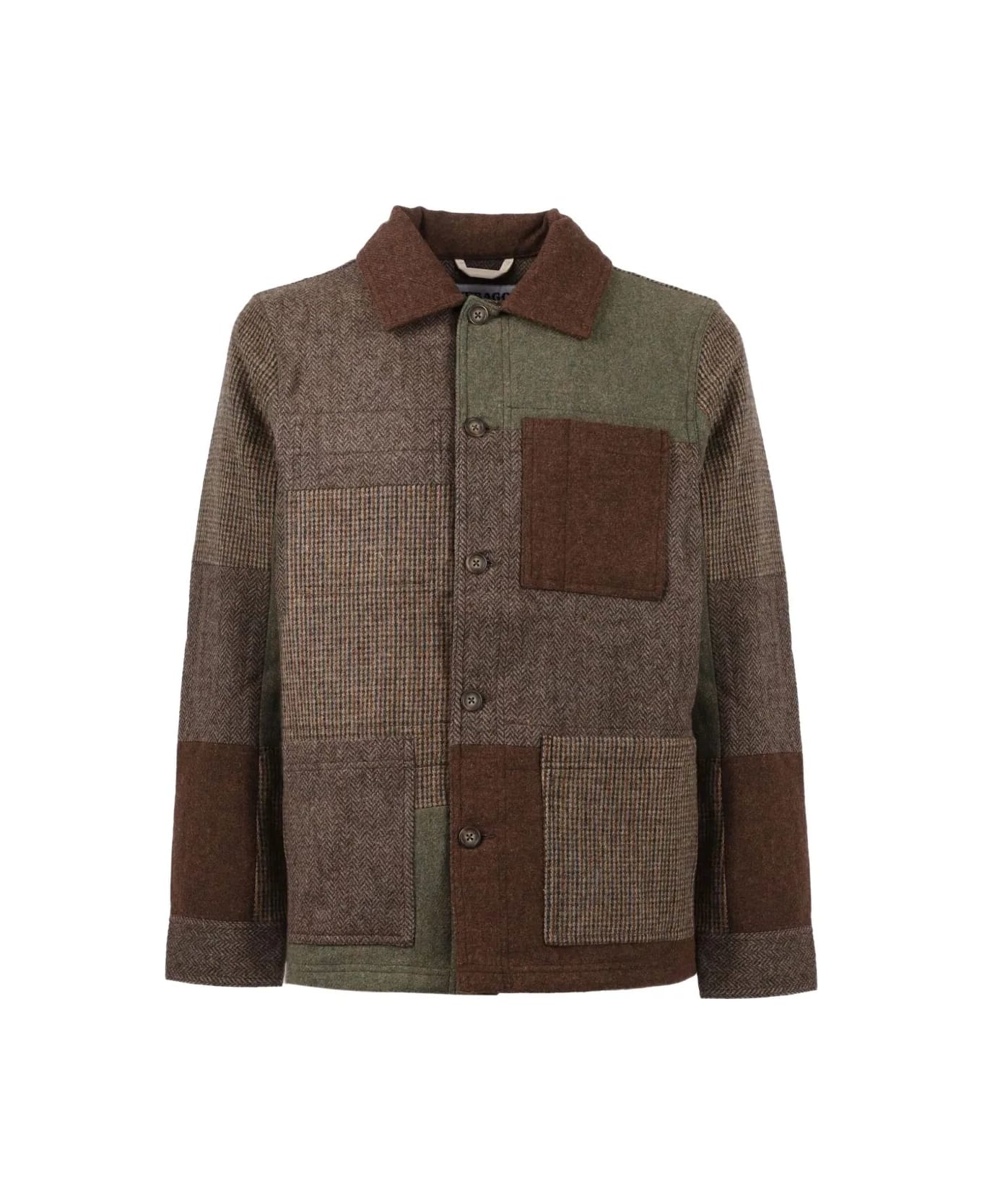 Sebago Dorr Patchwork - Brown Multicolor Che