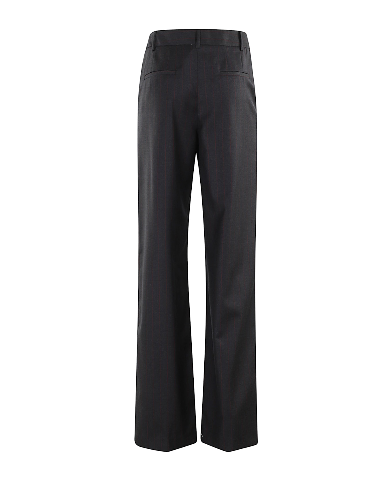 Loulou Studio Pants - Anthracite Red