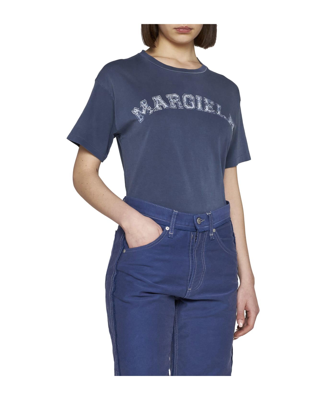 Maison Margiela T-shirt With Logo - 469 Tシャツ