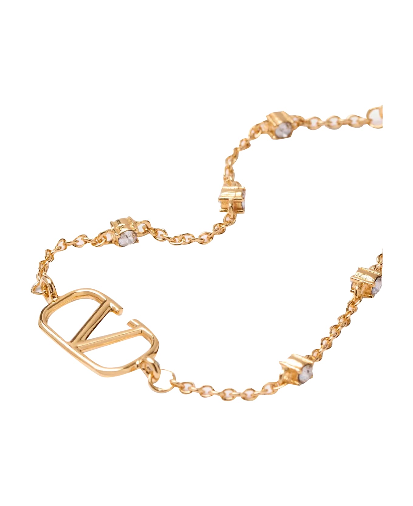 Valentino Garavani Mini Vlogo Signature Bracelet - Golden