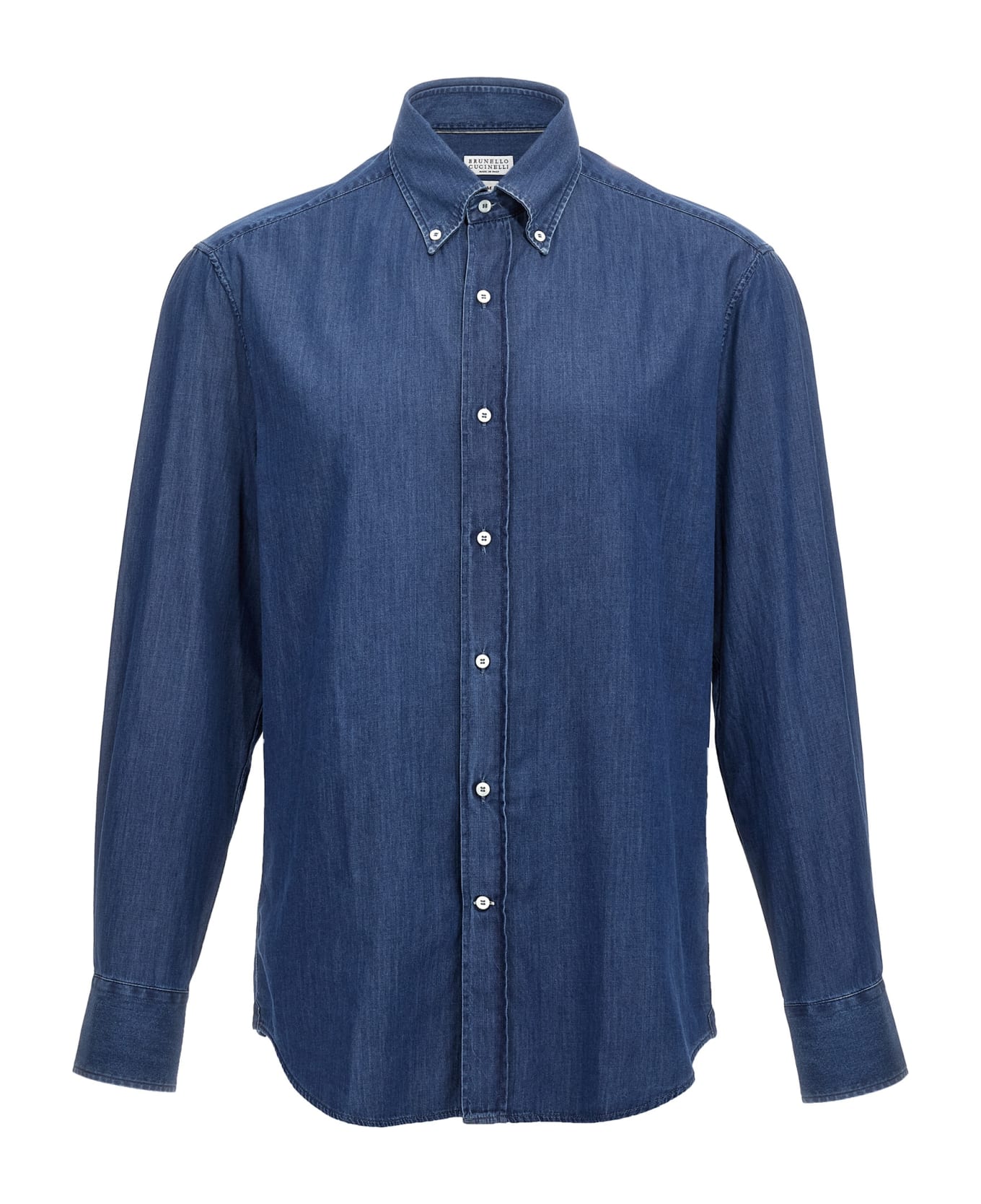 Brunello Cucinelli Chambray Shirt - Blue