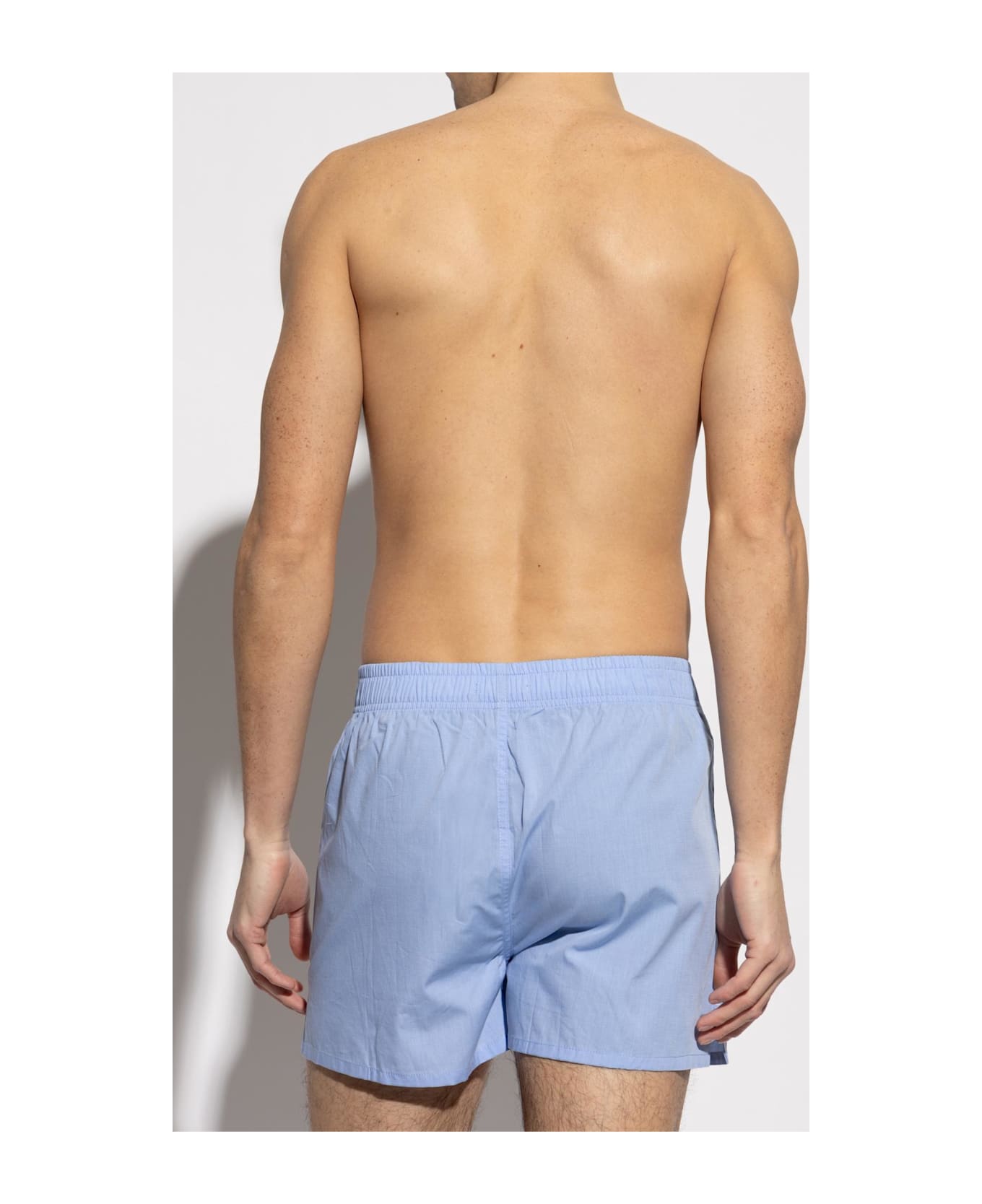 Ami Alexandre Mattiussi Boxers With Logo - Sky Blue