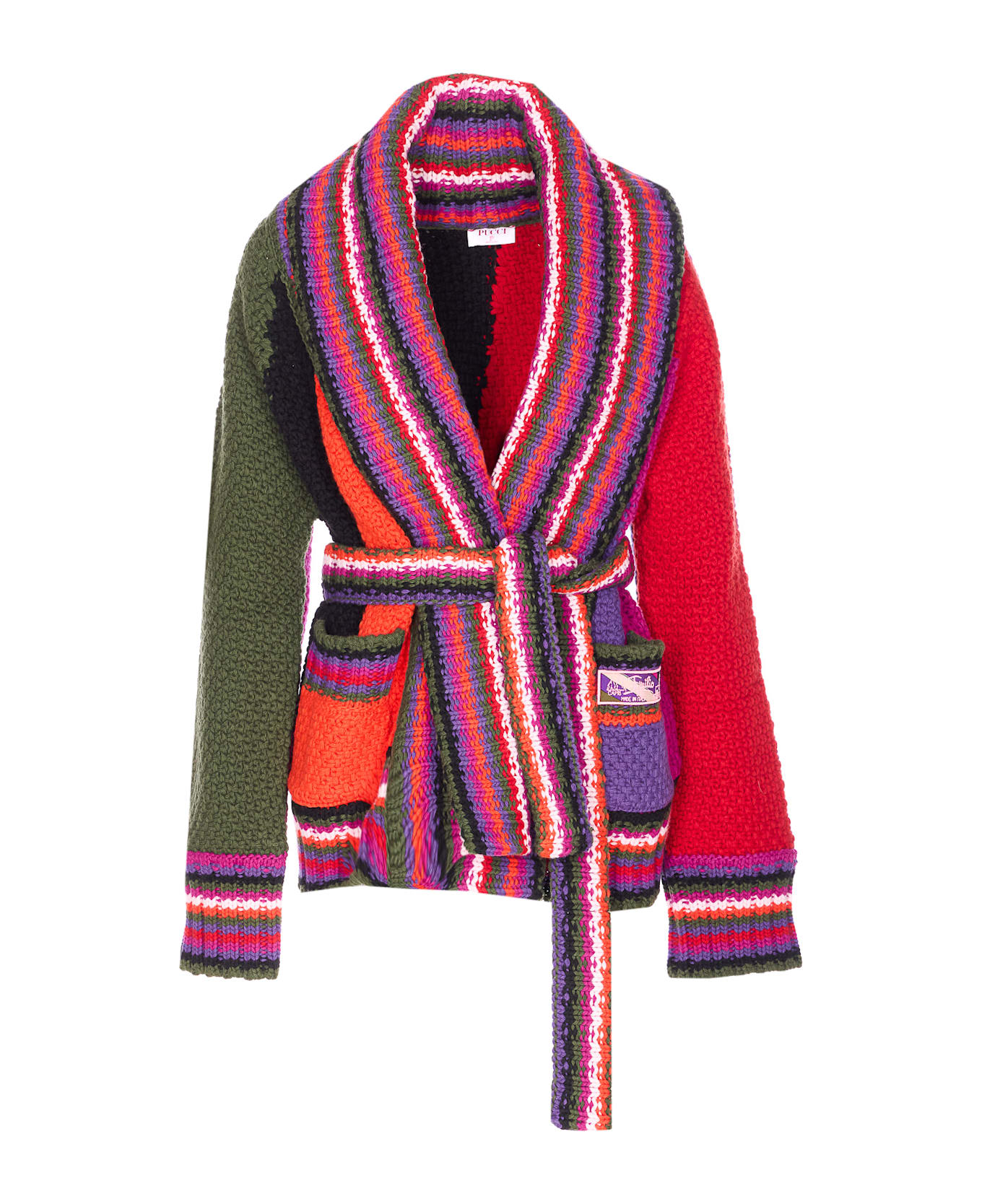 Pucci Knitted Cardigan - Red