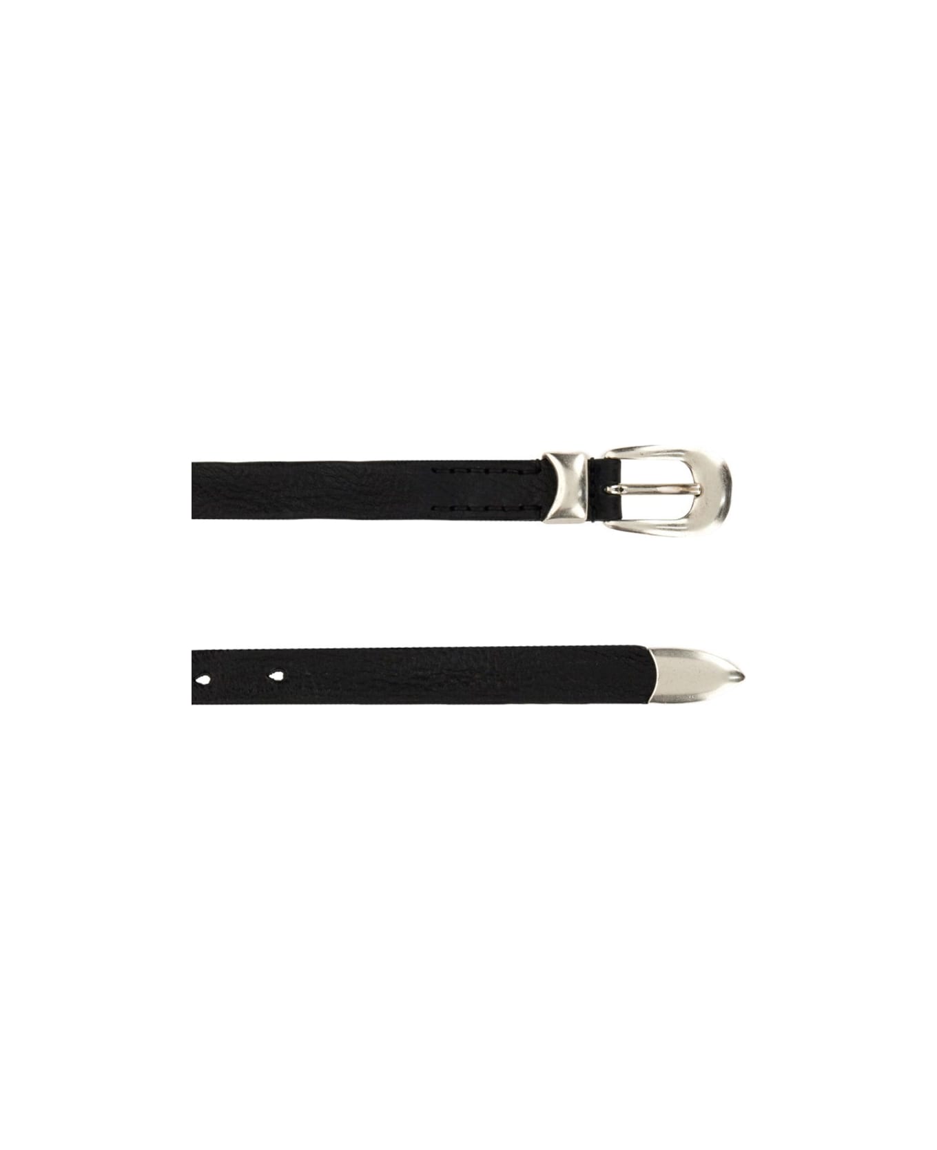 Our Legacy Leather Belt - BLACK