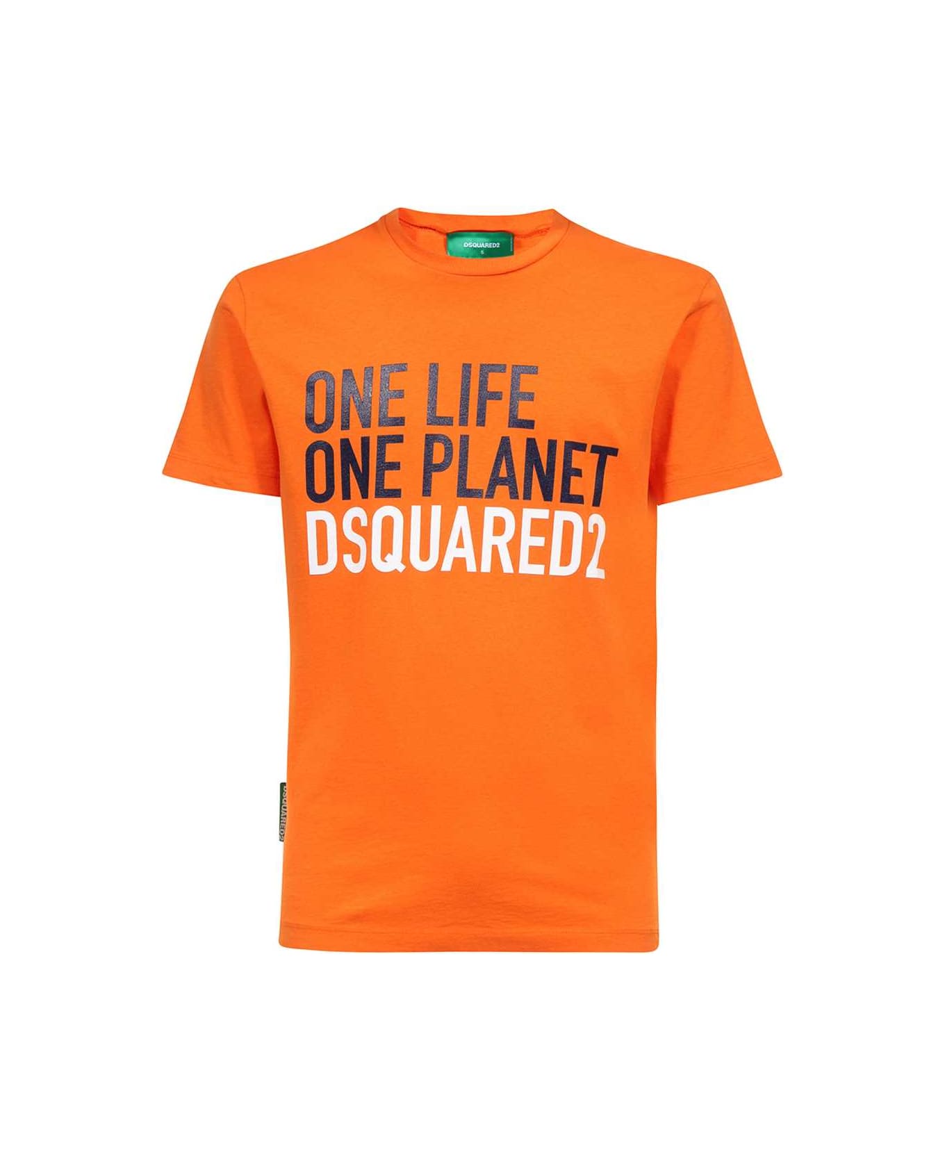 Dsquared2 Crew-neck T-shirt - Orange