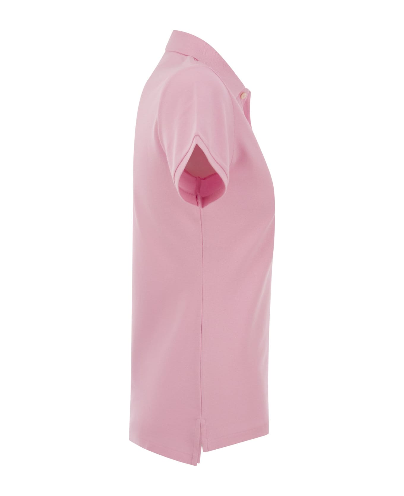 Polo Ralph Lauren Stretch Cotton Piqué Polo Shirt - Pink