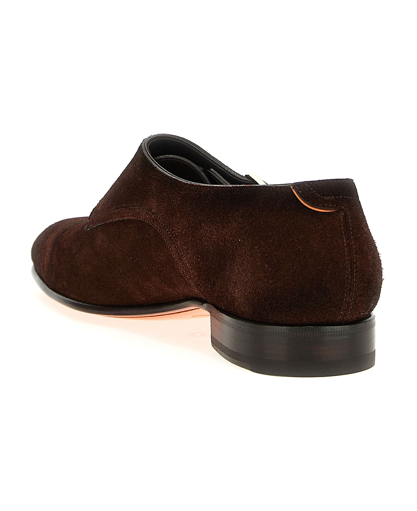 Santoni Double Buckle 
alex
 - Brown