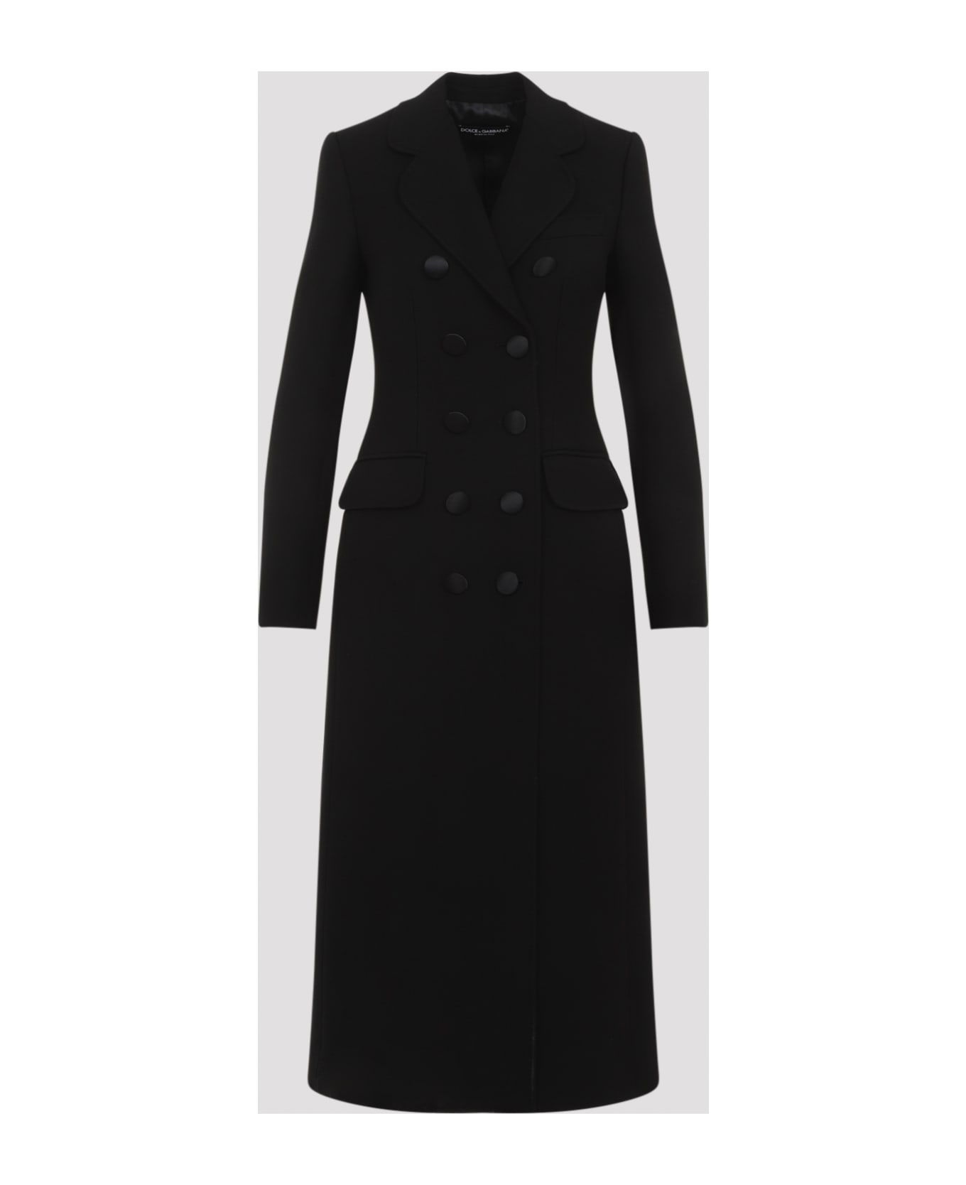 Dolce 
Gabbana Virgin Wool Coat - Nero
