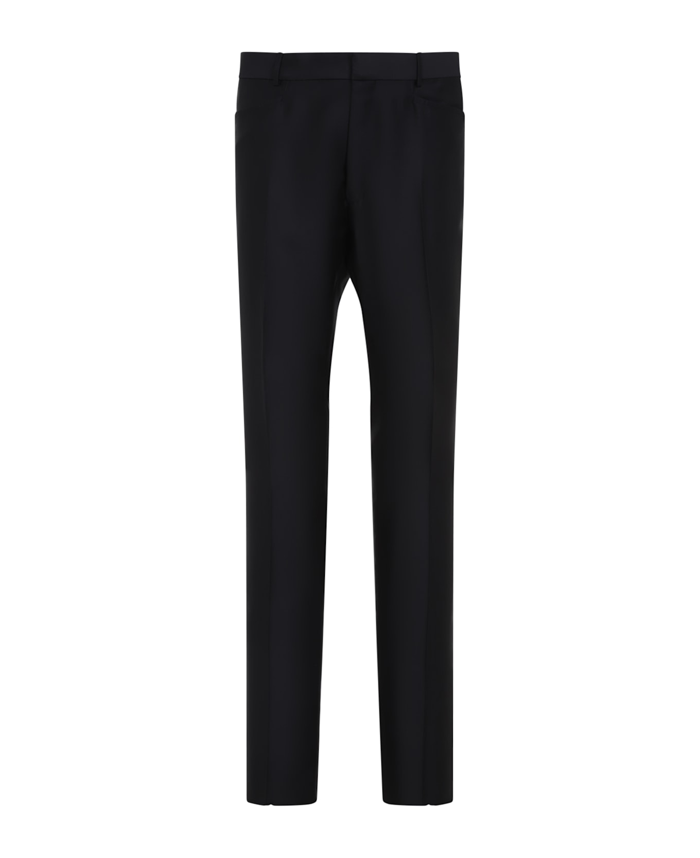 Tom Ford Mohair And Silk Pants - Black ボトムス