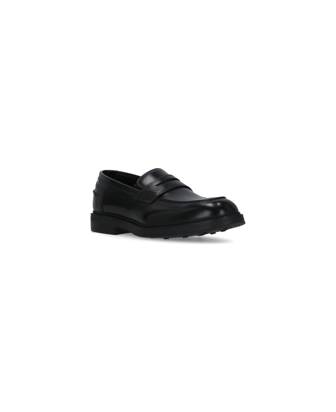 Doucal
s Leather Loafers - Black