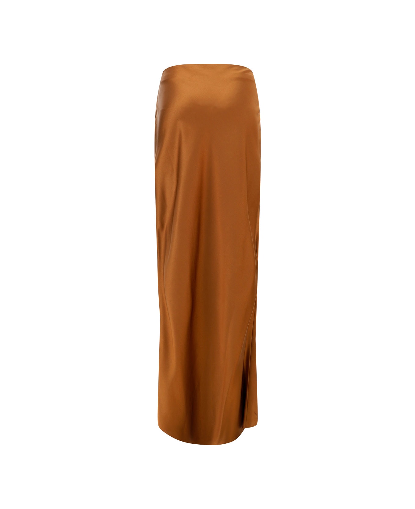 Saint Laurent Silk Skirt - Beige