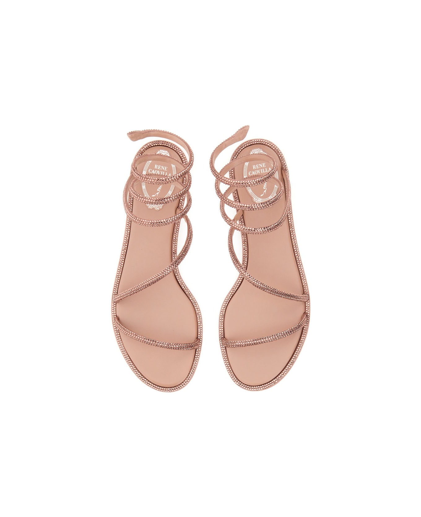 René Caovilla Cleo 10 Sandal - POWDER