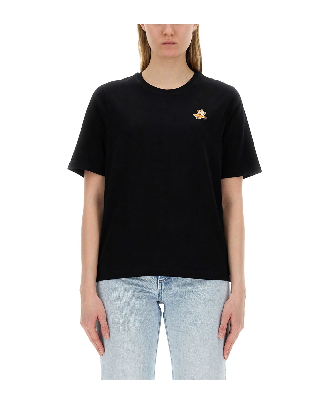Maison Kitsuné Speedy Fox T-shirt - BLACK