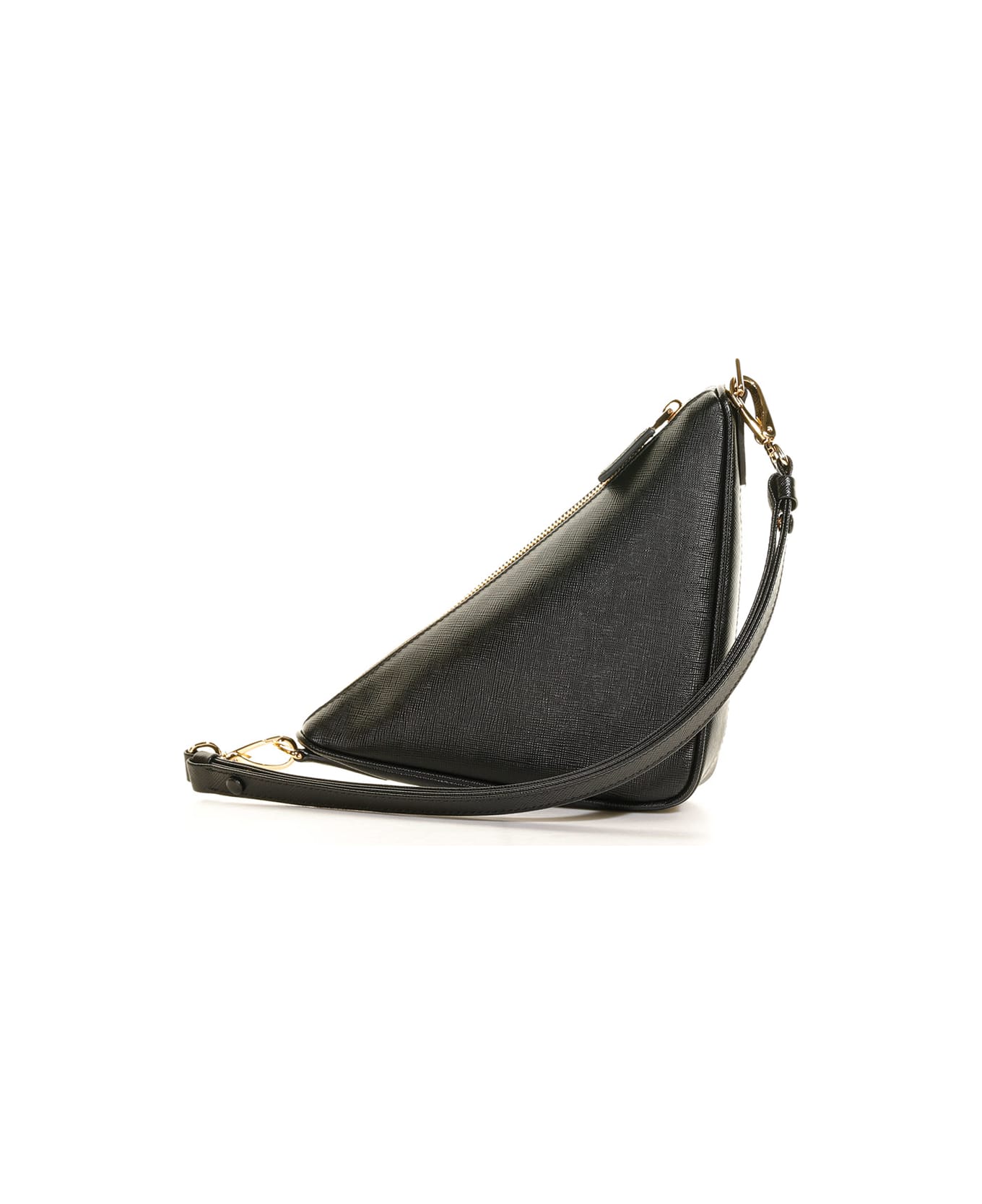 Prada Triangle Leather Mini Bag | italist