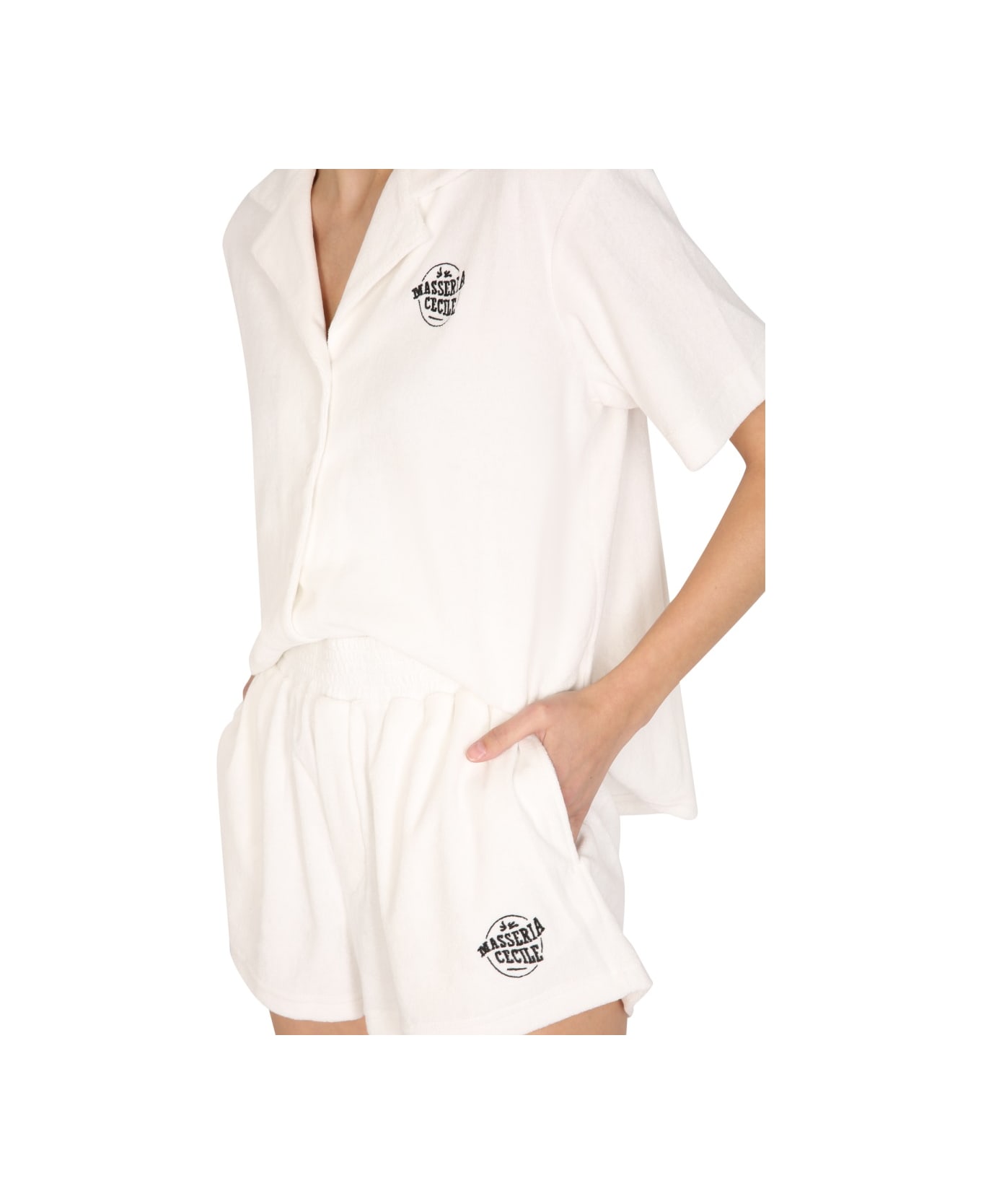 Etre Cecile Embroidery Shirt - IVORY