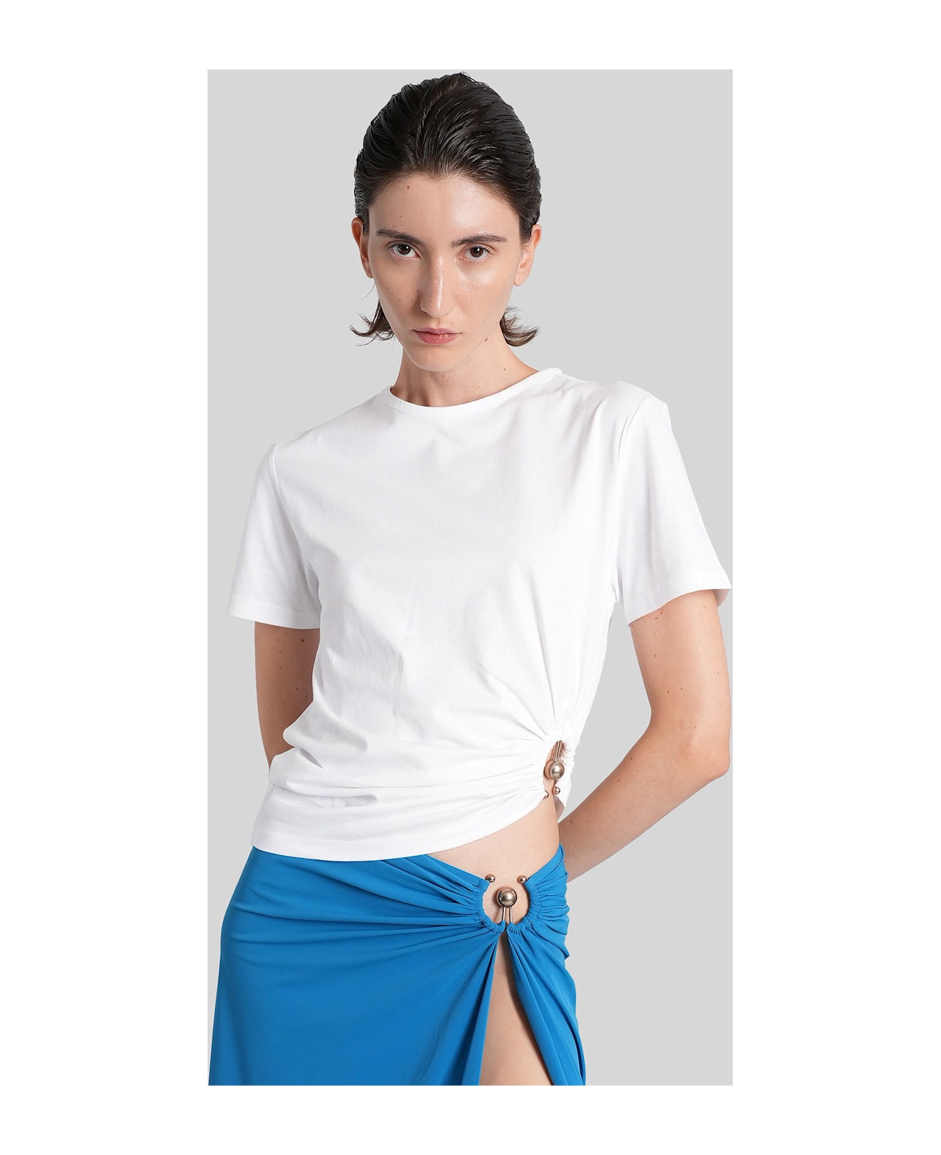 Christopher Esber T-shirt In White Cotton - white
