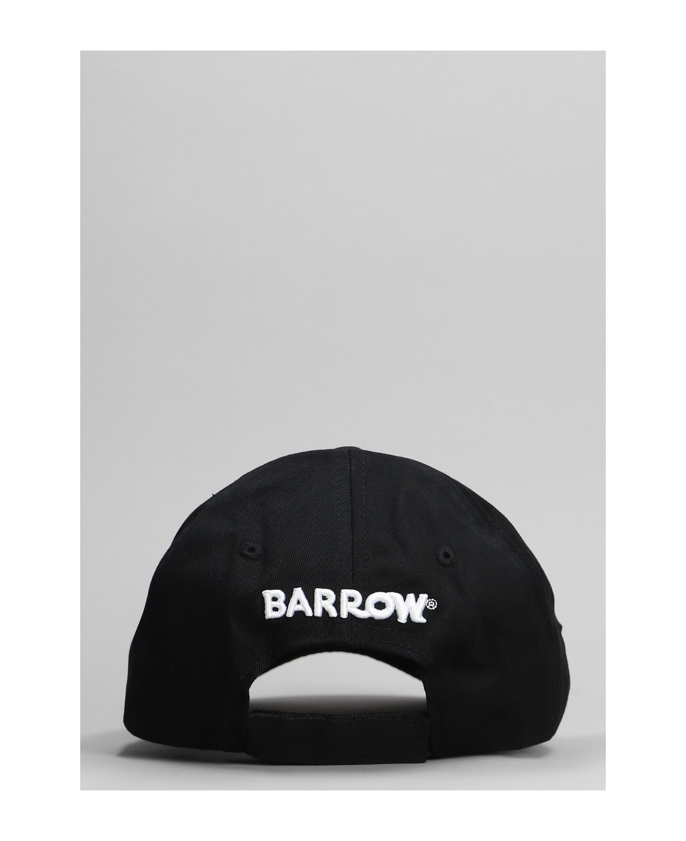 Barrow Black Cotton Hat - Black