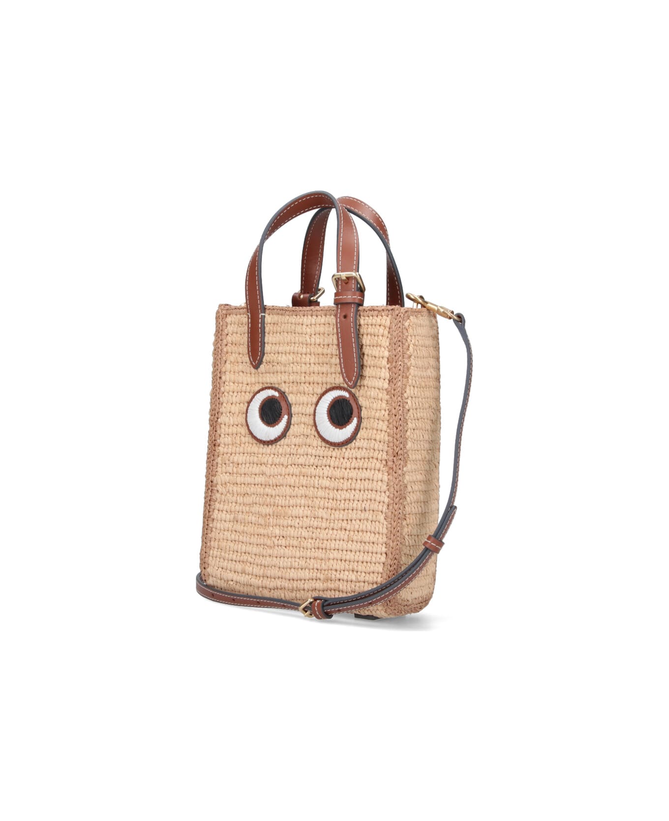 Anya Hindmarch 'n/s Eyes' Tote Bag - Cream