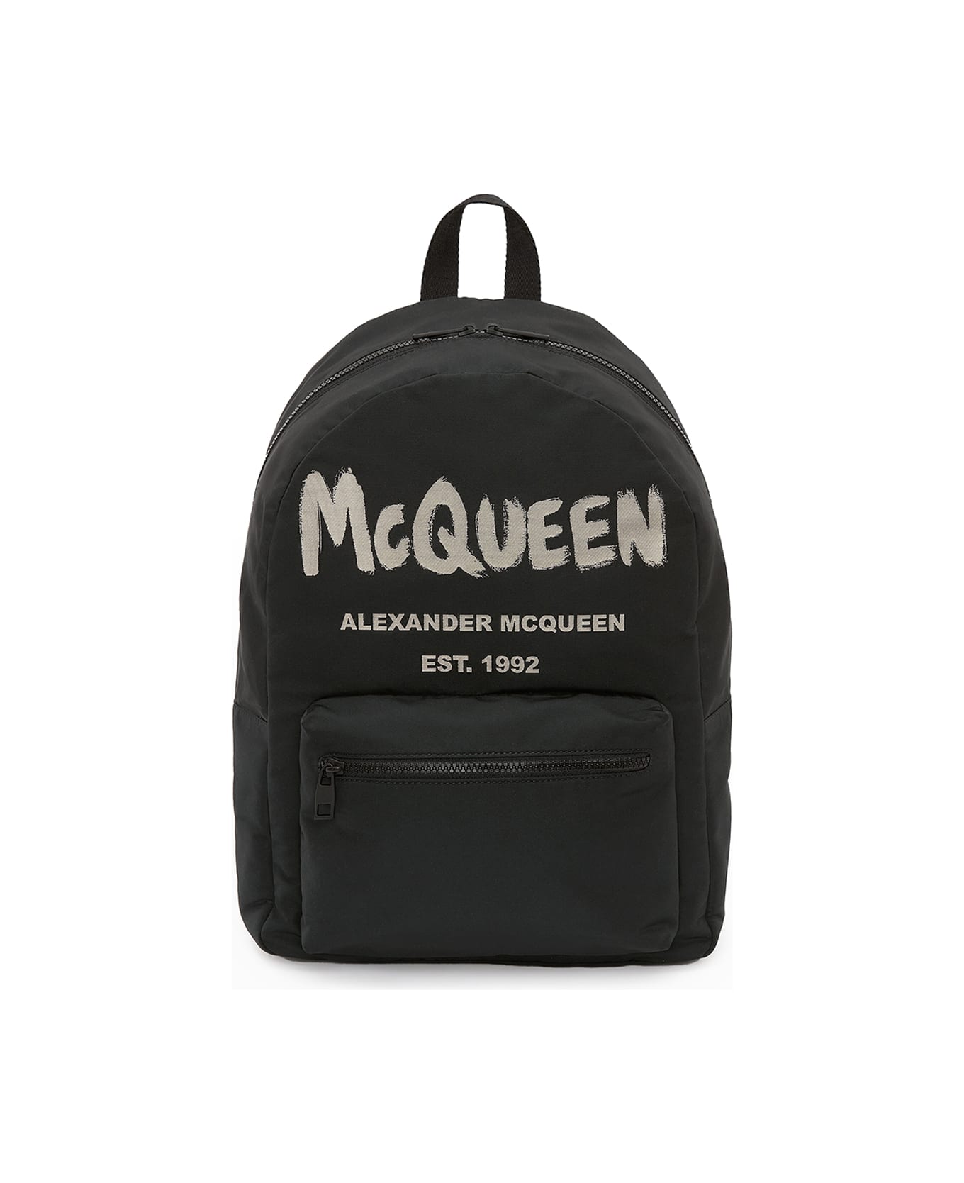 Alexander McQueen Metropolitan Backpac - Black Ivory
