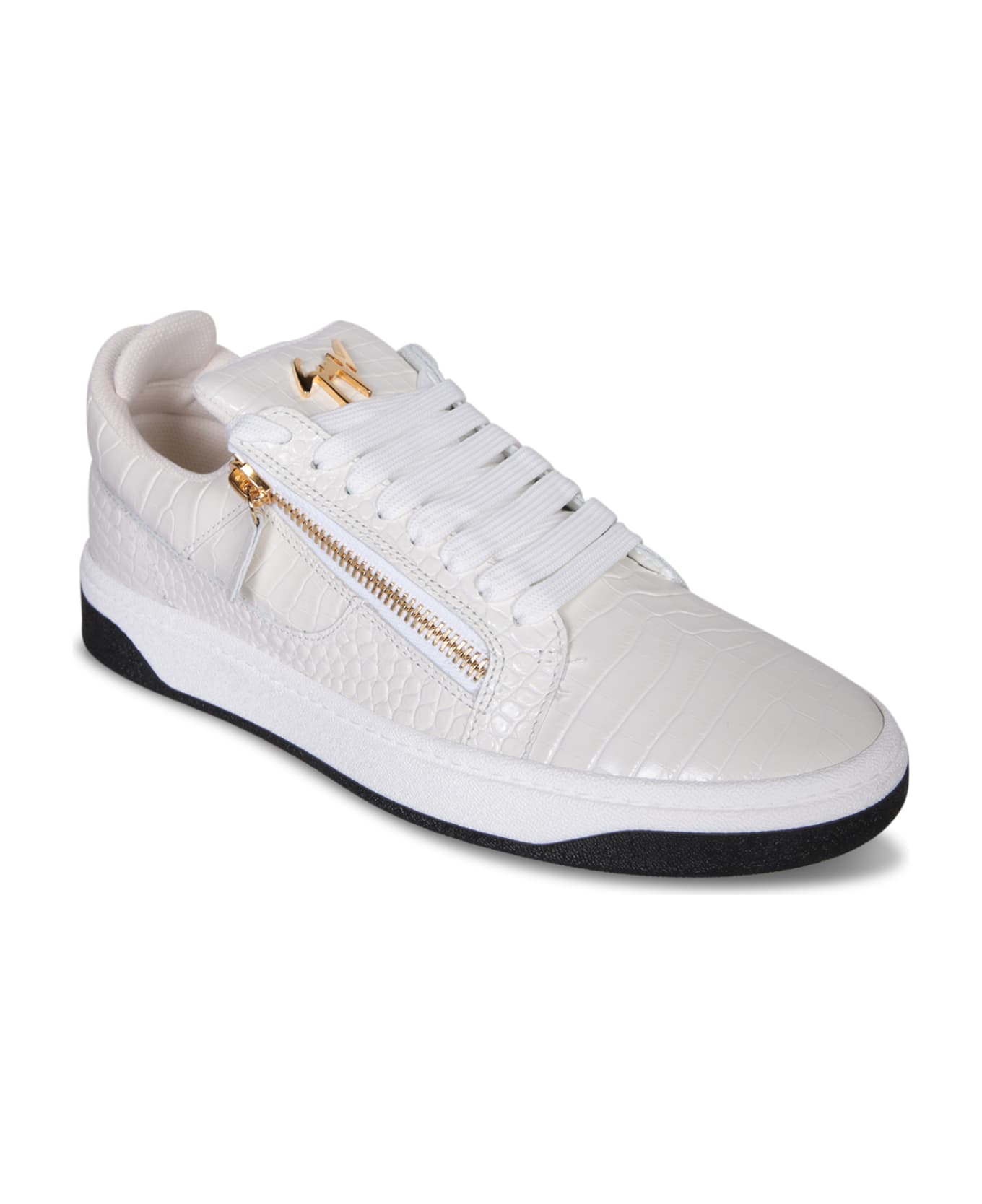 Giuseppe Zanotti 551 Leather Sneakers - White