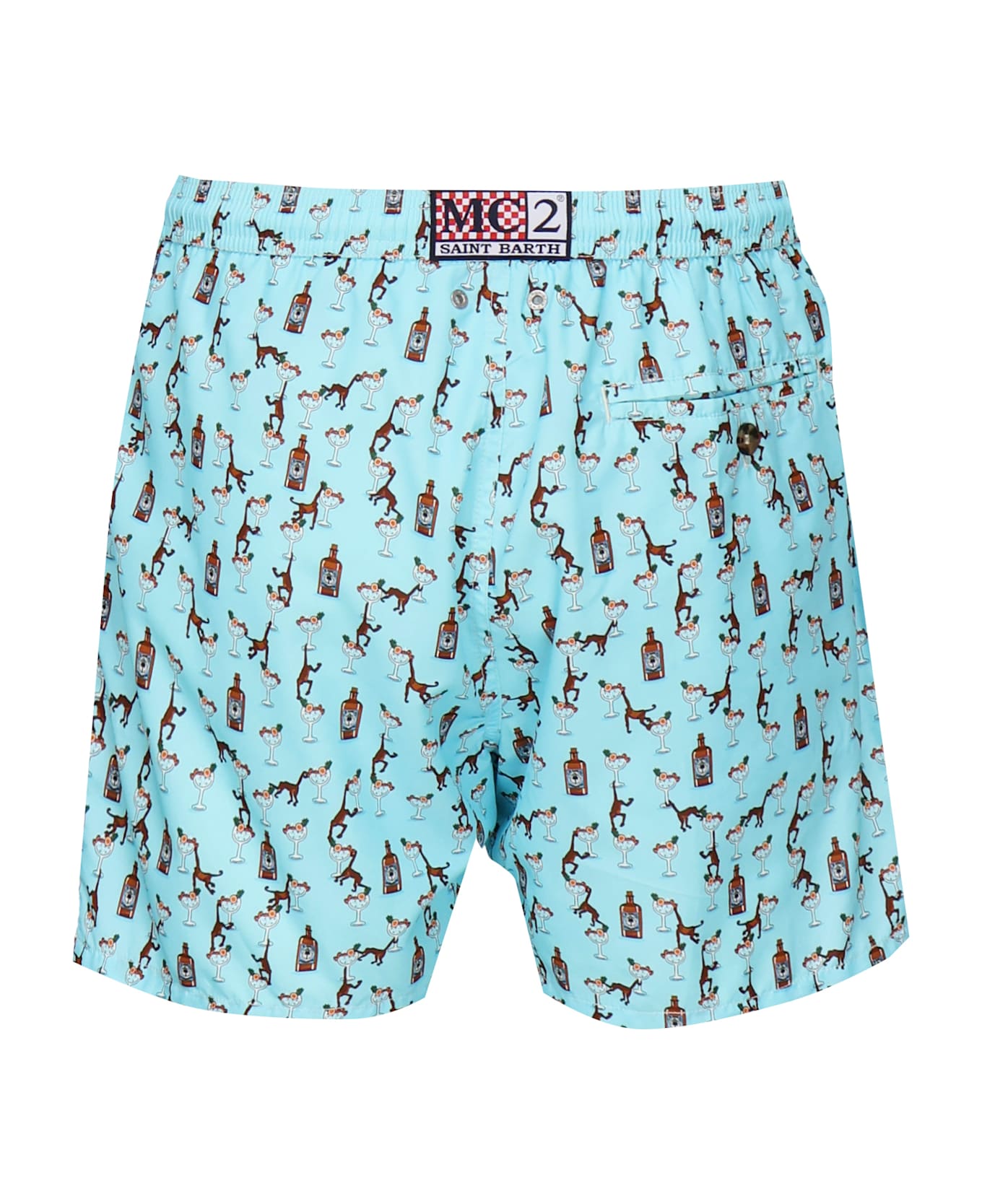 MC2 Saint Barth Printed Swimsuit - Blue
