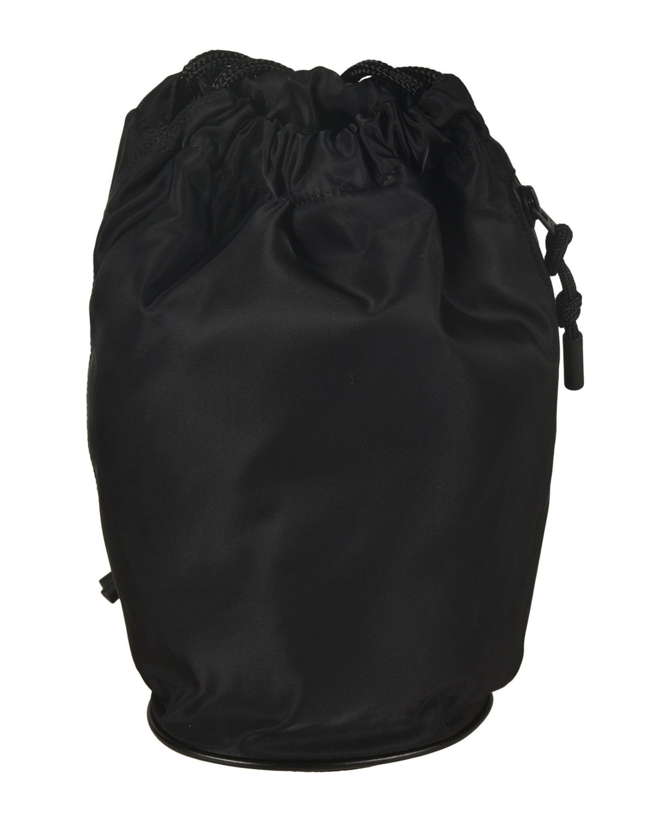 Sacai Monogram Embroidered Bucket Bag - Black