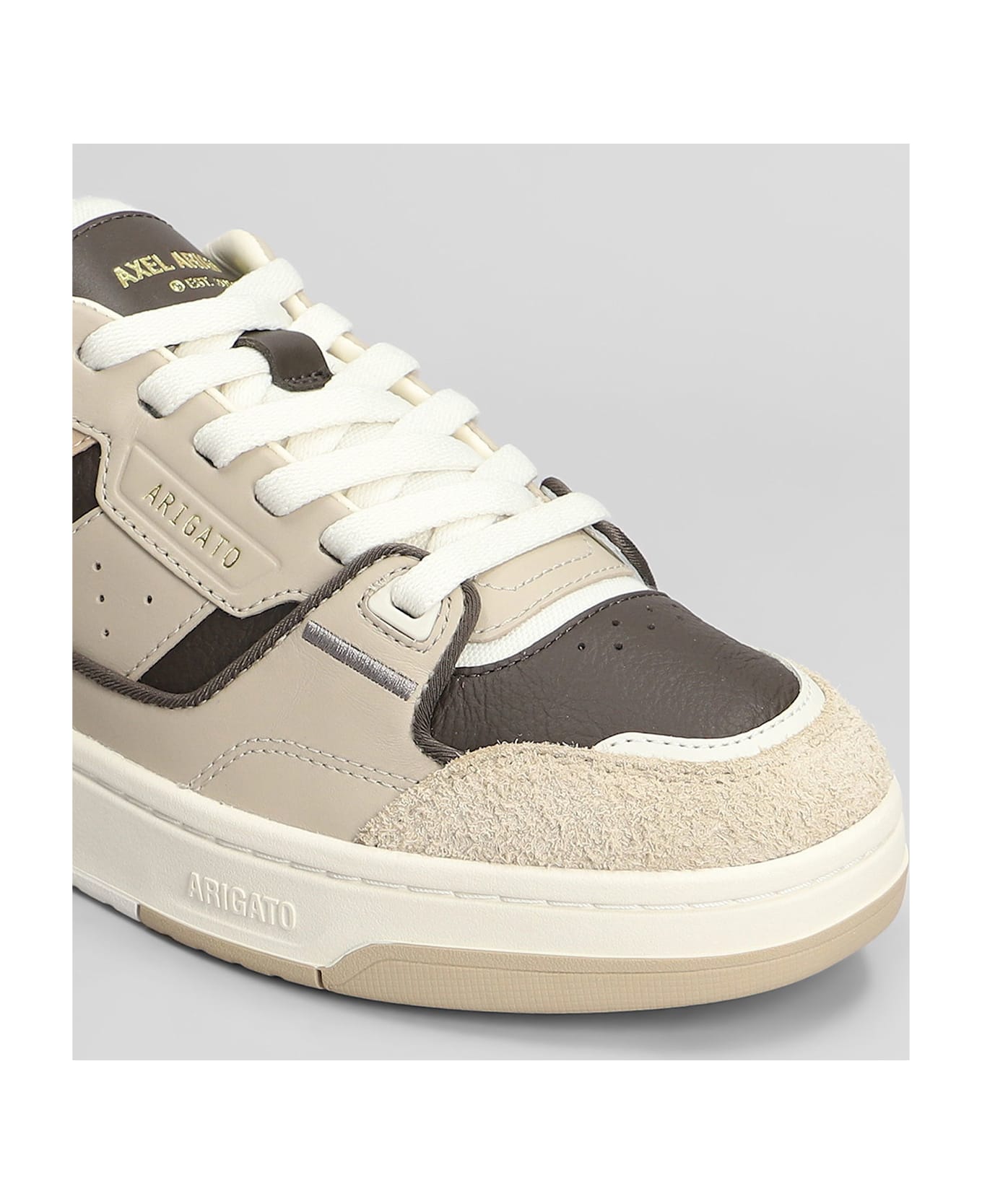 Axel Arigato Clay Sneaker Sneakers In Beige Leather - Beige