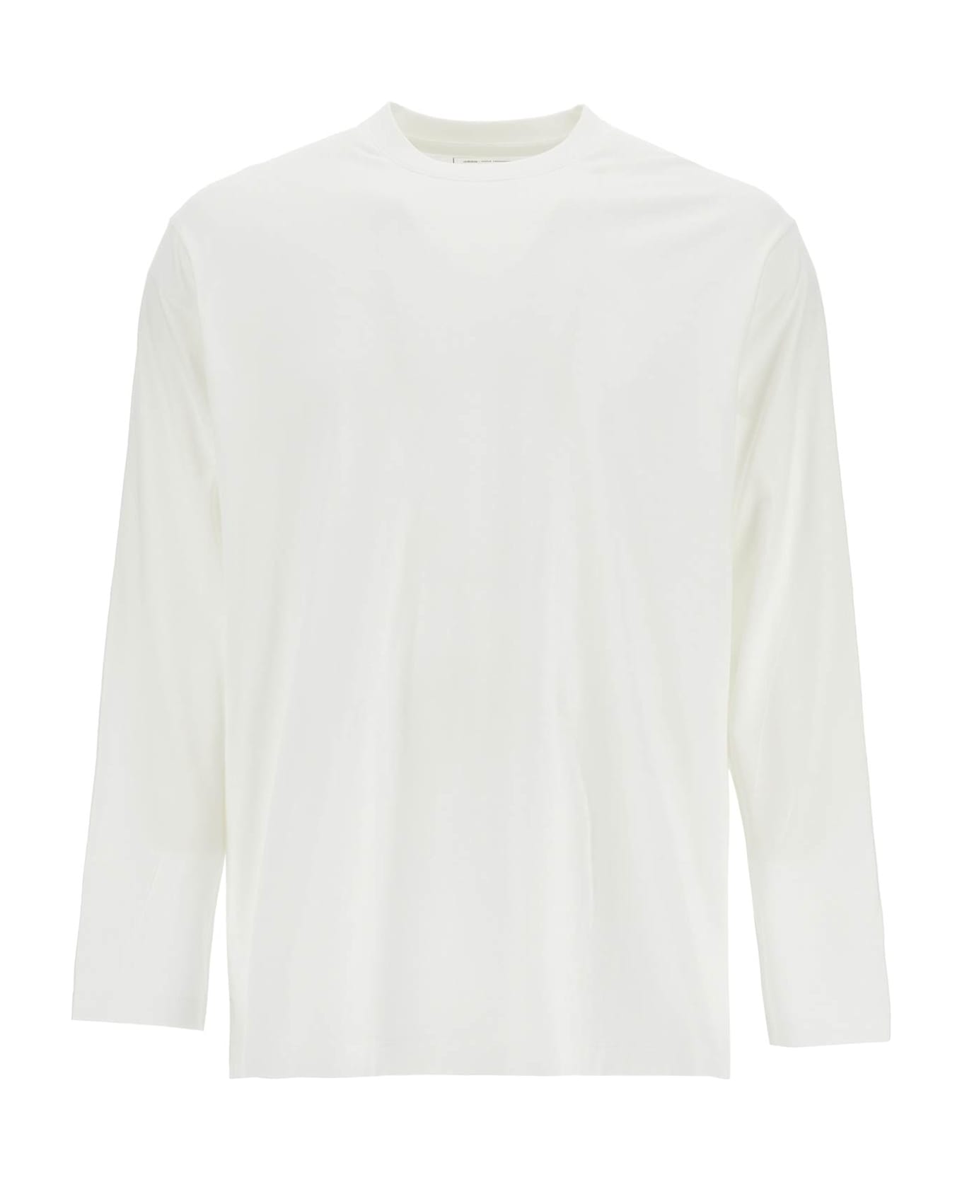 Y-3 White Cotton T-shirt With Graphic Print - White