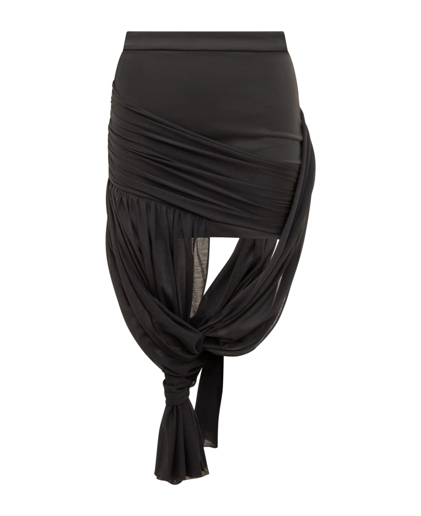 J.W. Anderson Skirt With A Woven Design - BLACK
