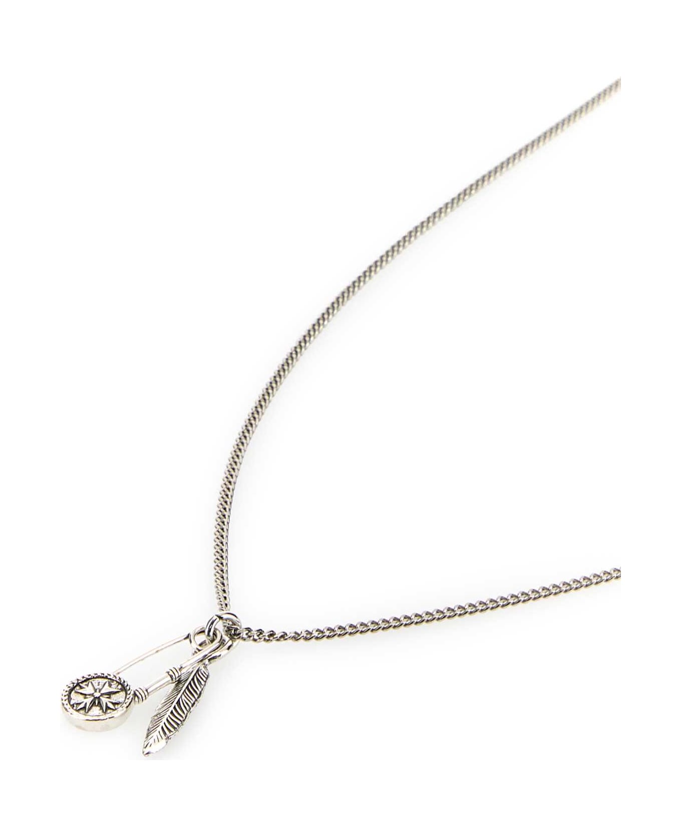 Emanuele Bicocchi 925 Silver Necklace - SILVER