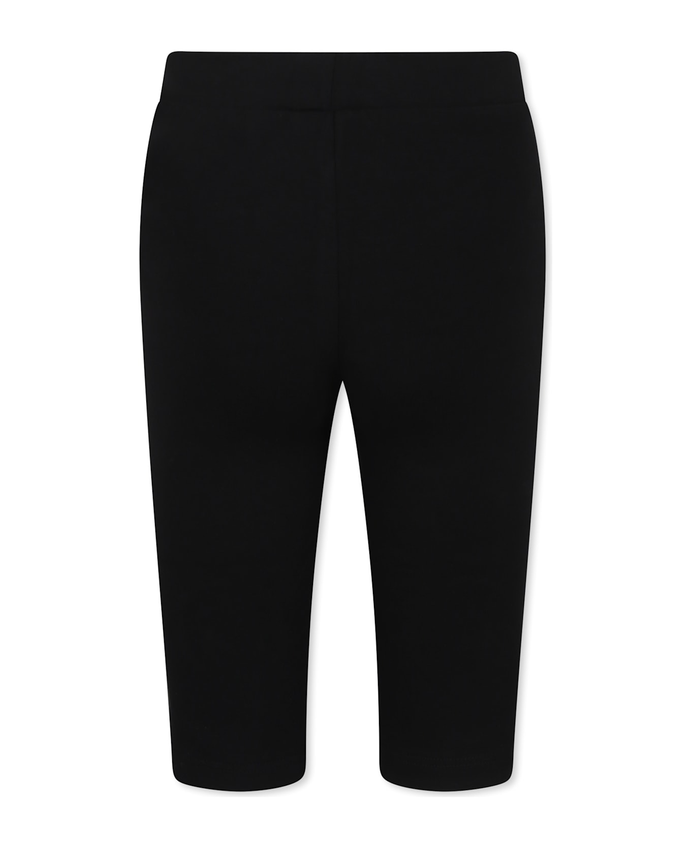 Barrow Black Shorts For Girl With Smiley - Black